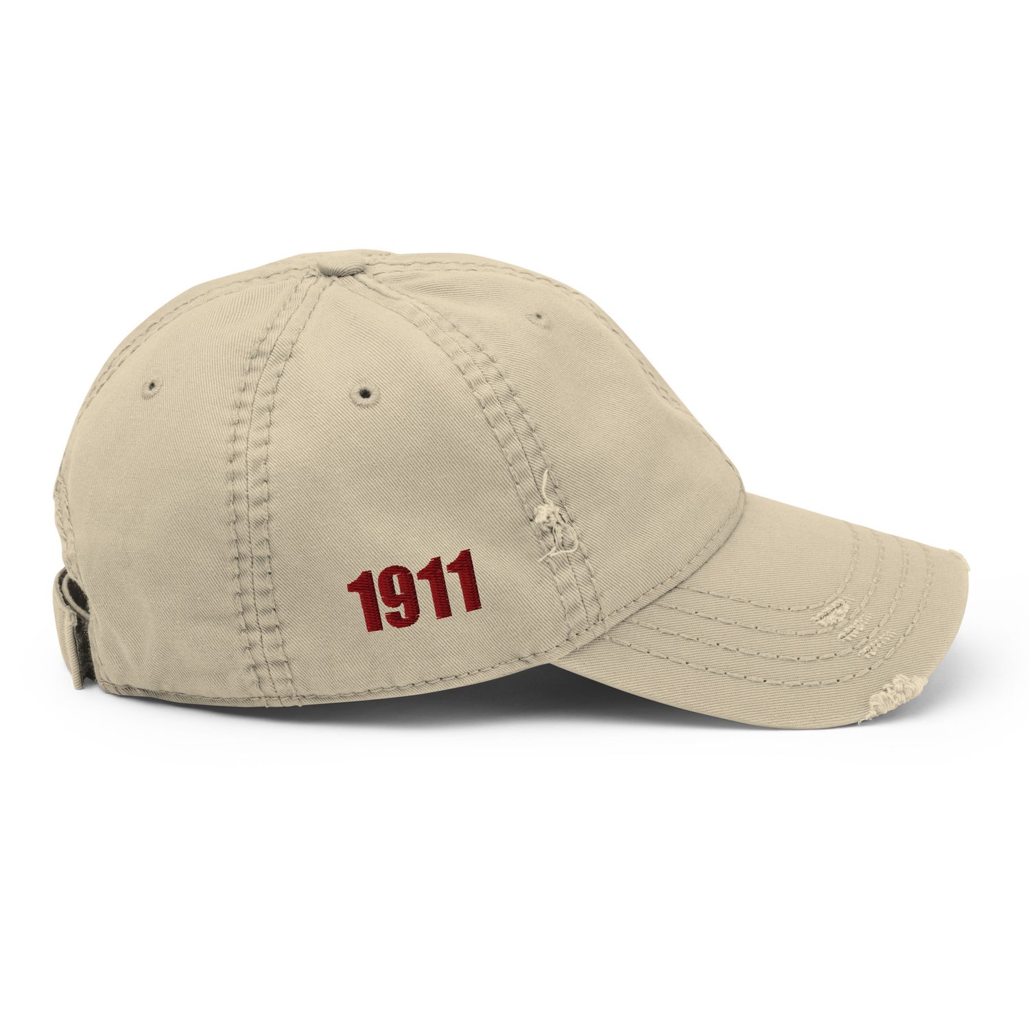 Left Side Kappa Distressed Dad Hat