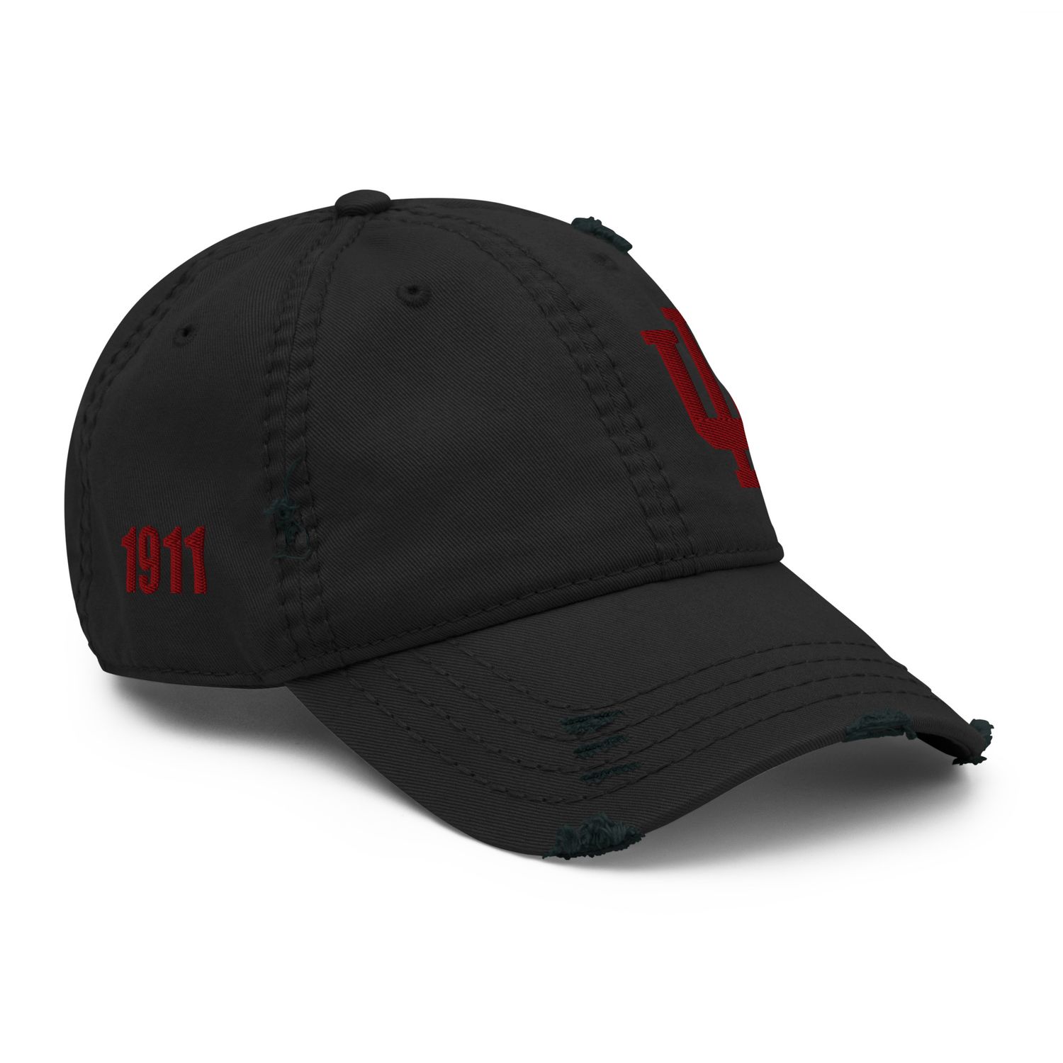 Left Side Kappa Distressed Dad Hat