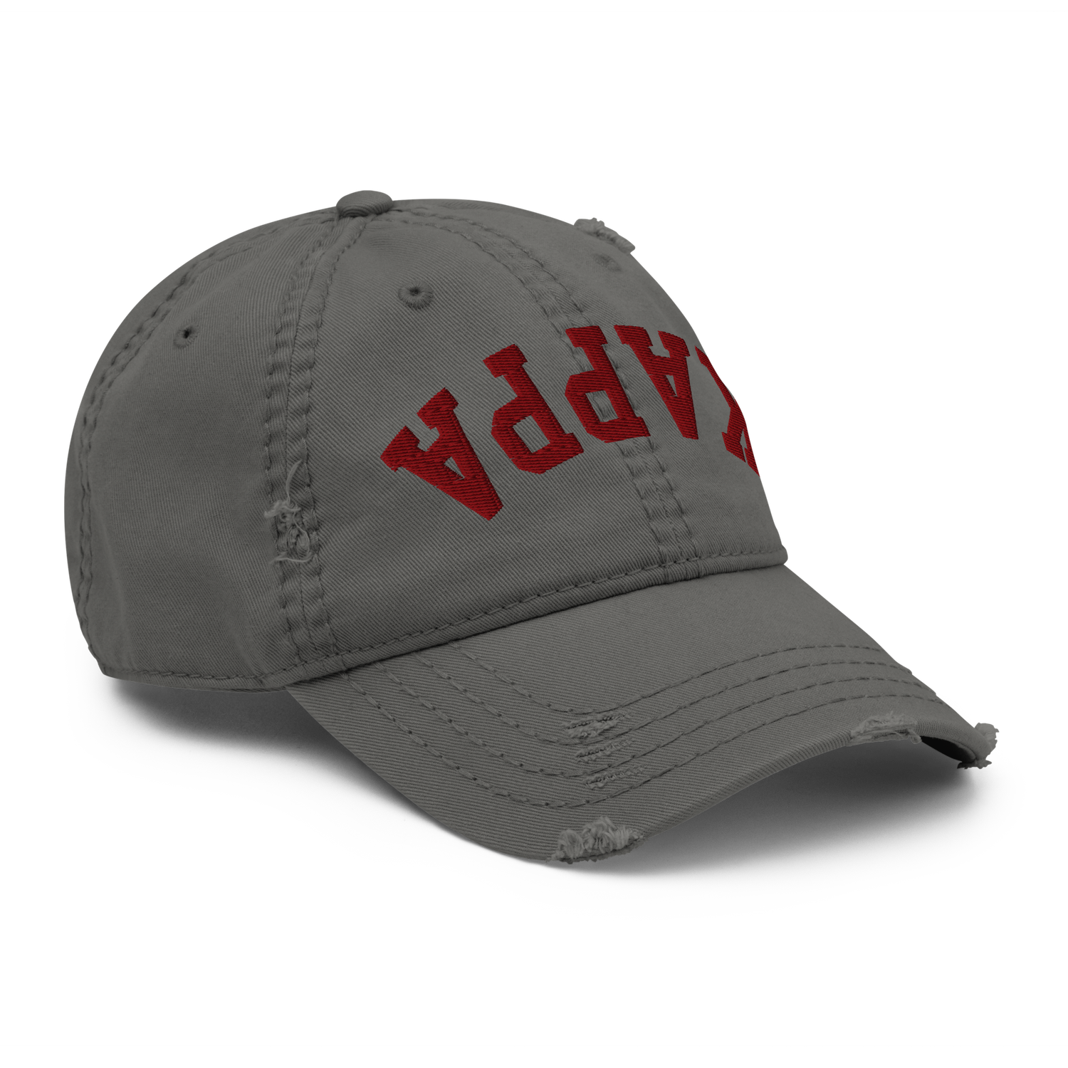 Inverted Kappa Distressed Dad Hat