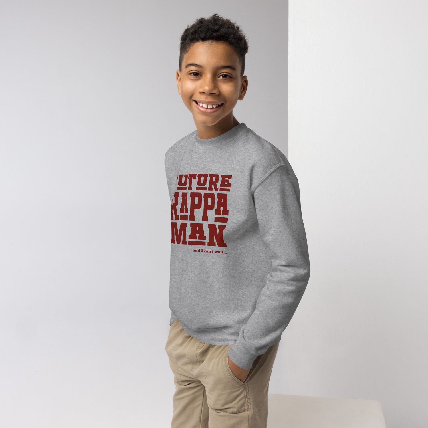 Future Kappa Man Youth Crewneck Sweatshirt
