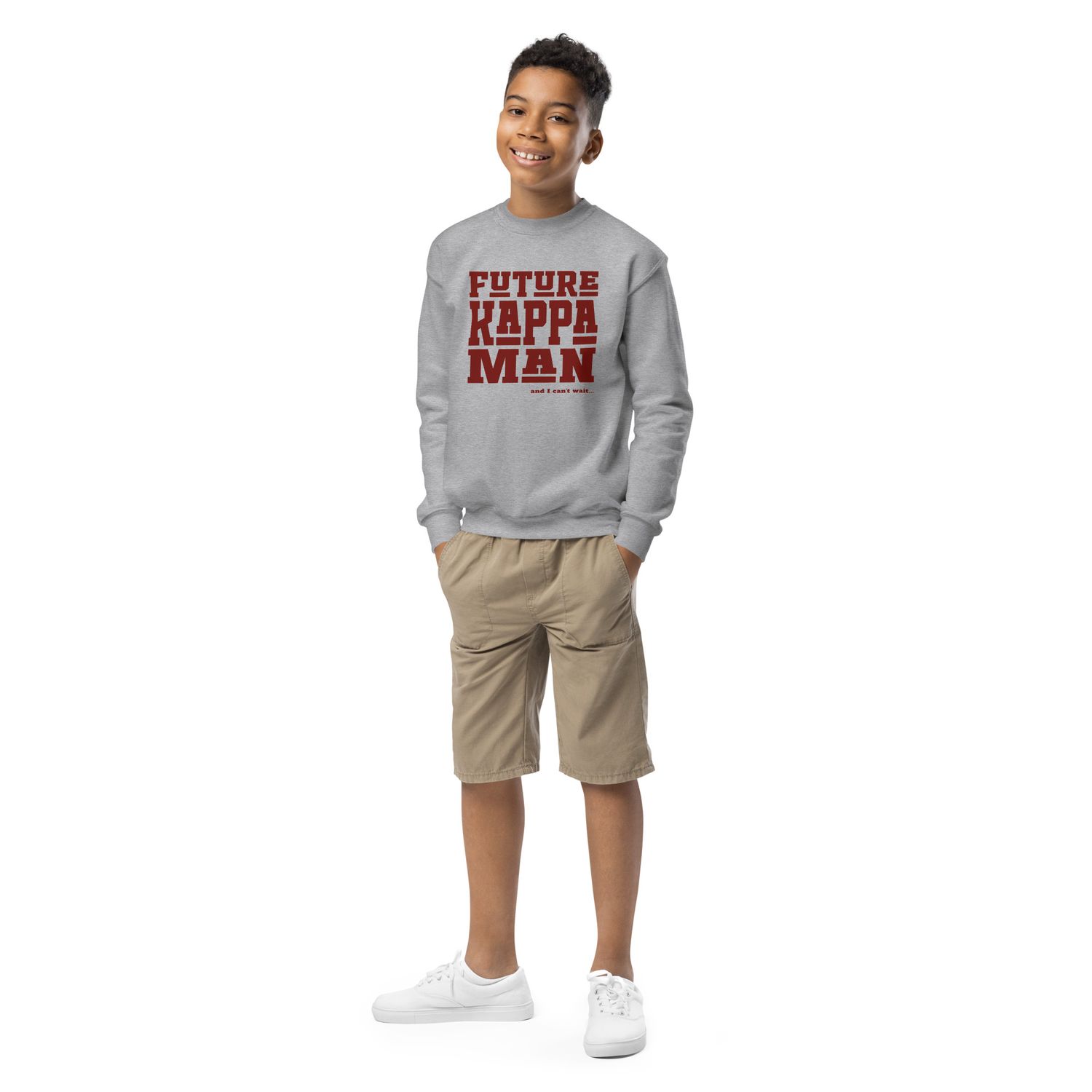 Future Kappa Man Youth Crewneck Sweatshirt