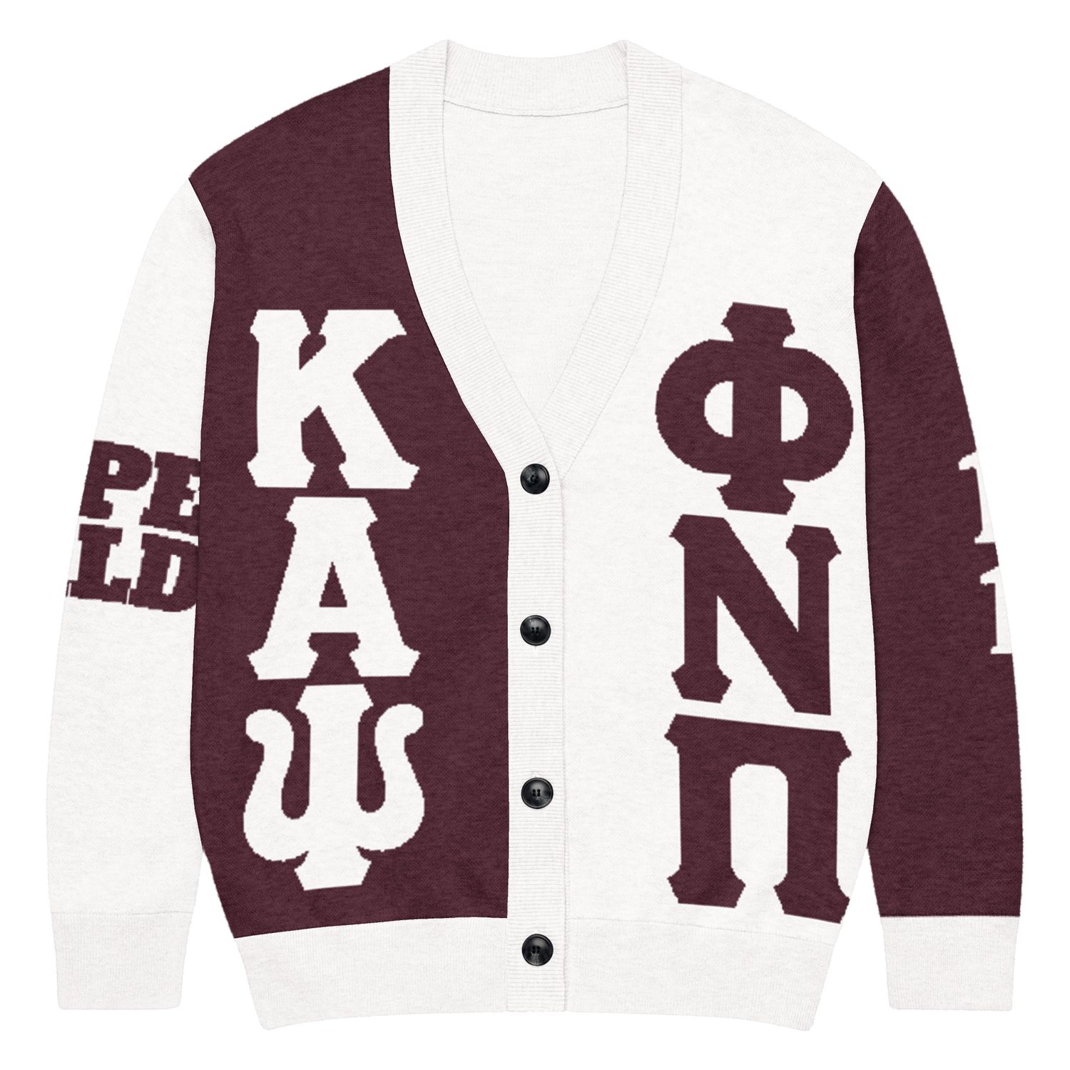 Dual Color KAPsi PNP Knitted cardigan