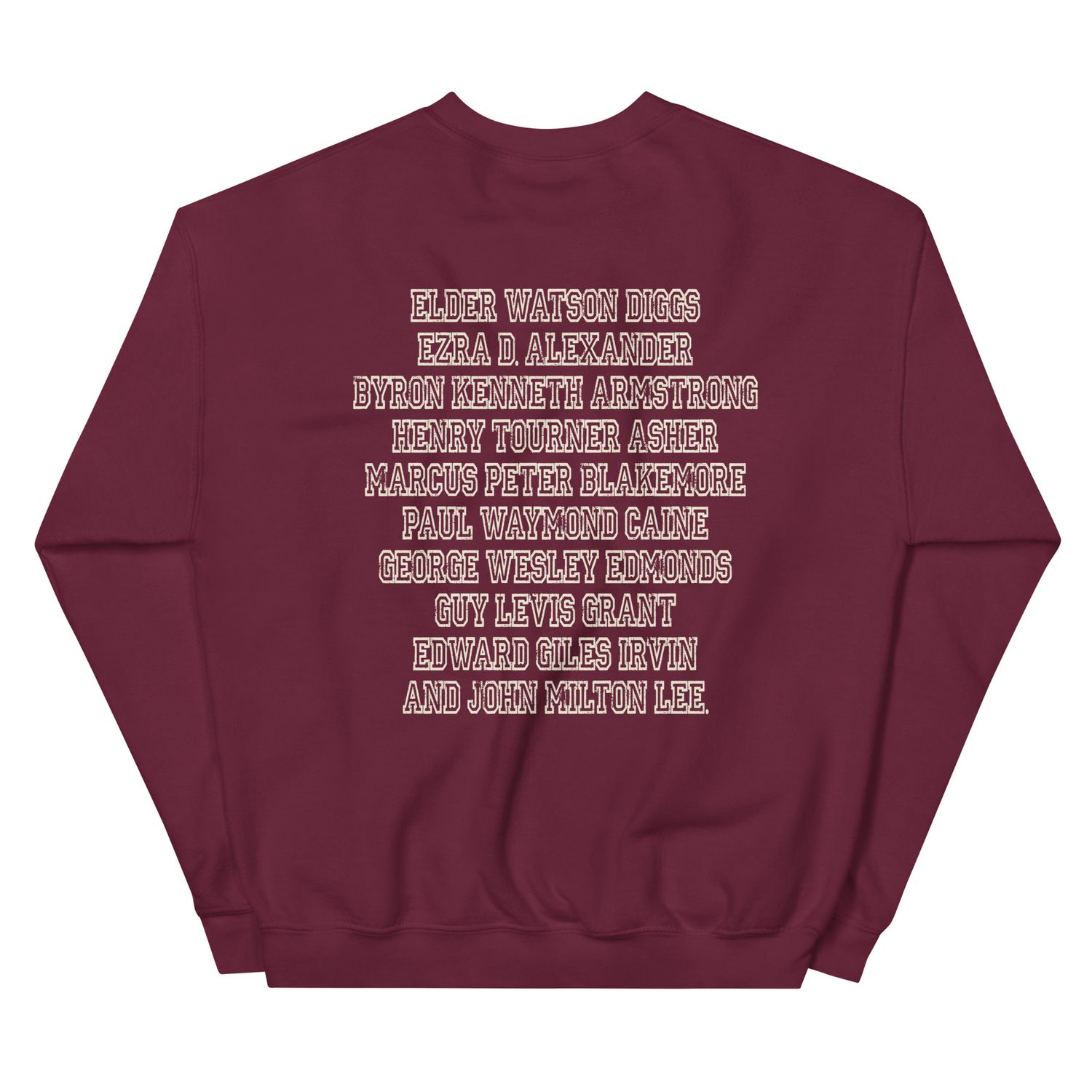 Ten Men Strove Sweatshirt