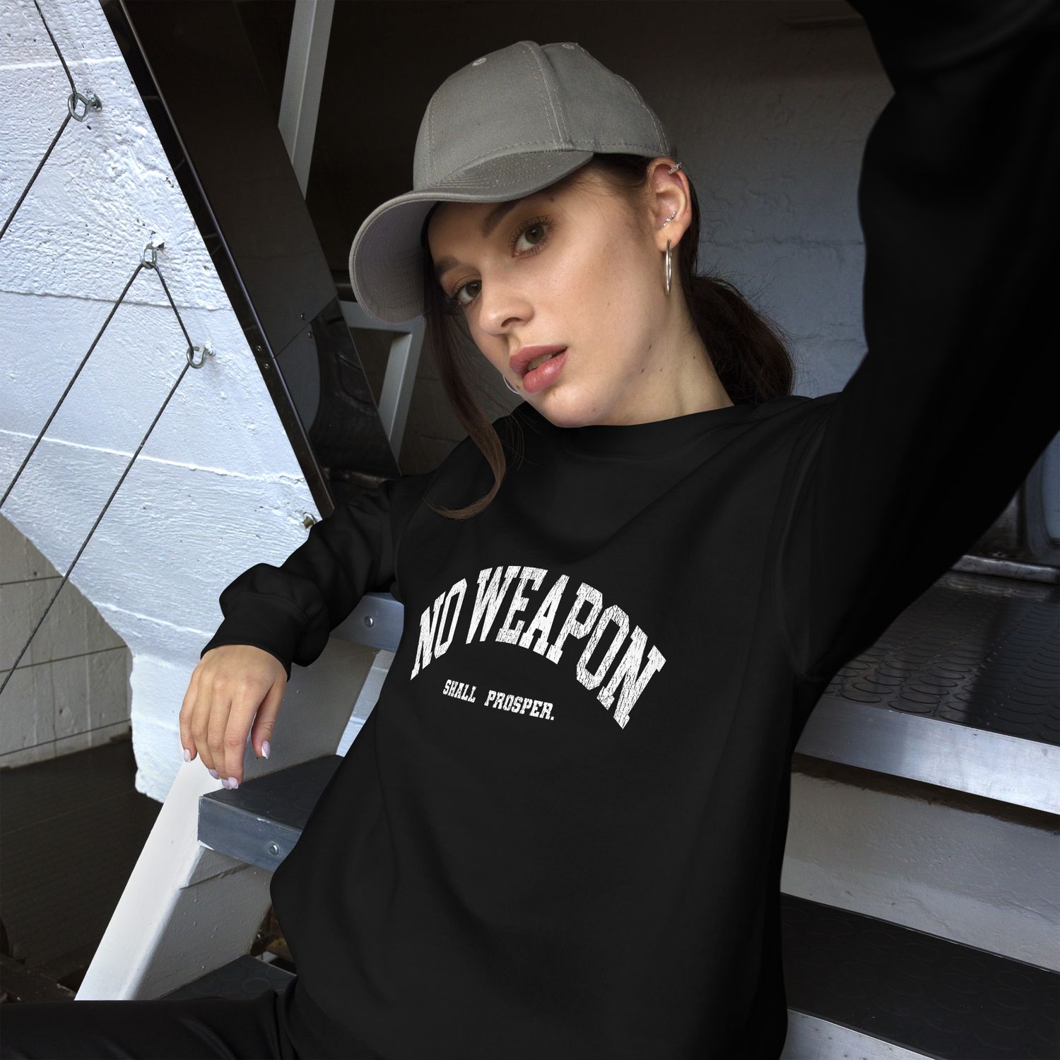 No Weapon Shall Prosper Unisex Sweatshirt (7 Colors)