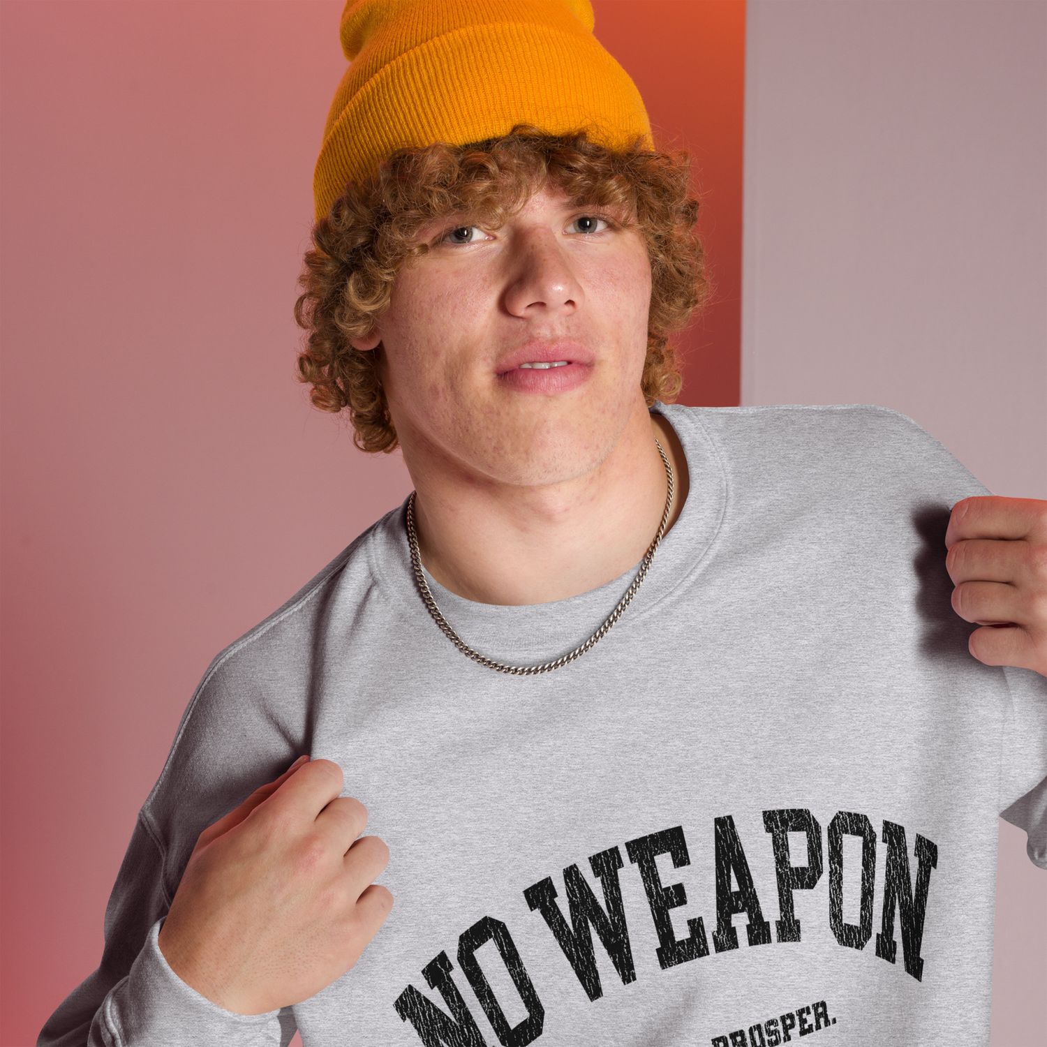 No Weapon Shall Prosper Unisex Sweatshirt (8 Colors)