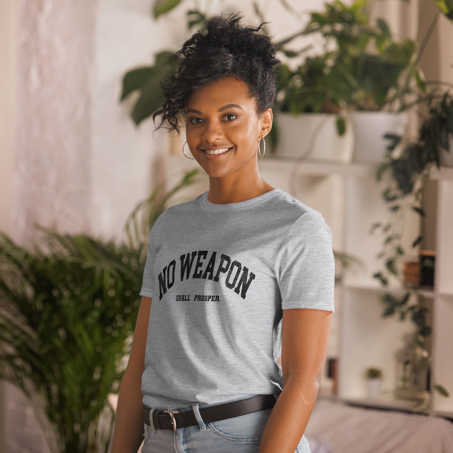 No Weapon Shall Prosper Unisex T-Shirt (13 colors)