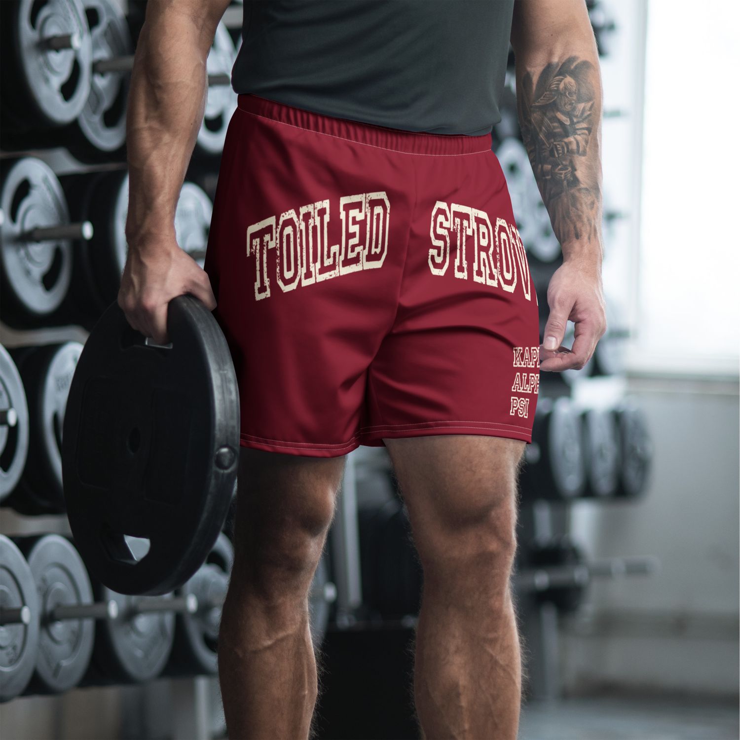 Toiled and Strove Athletic Long Shorts