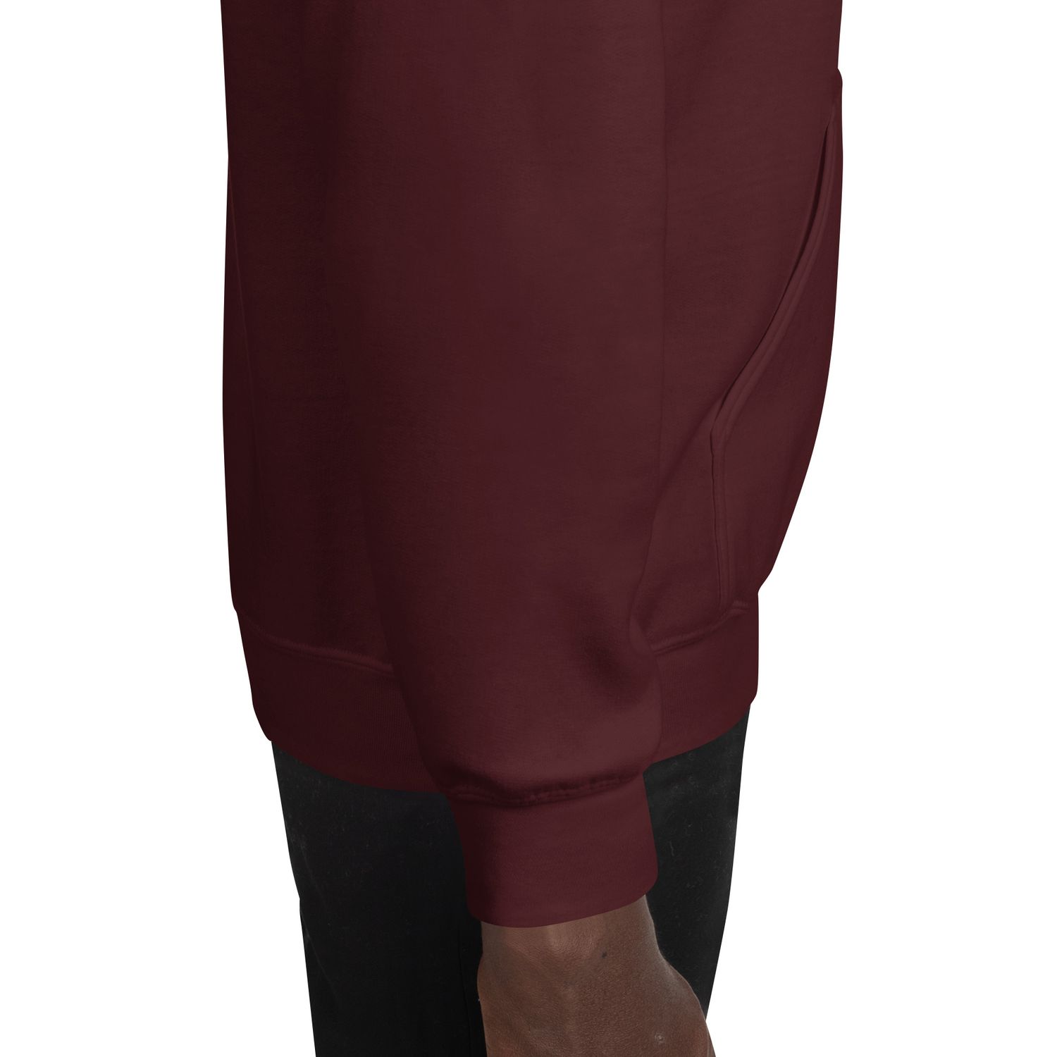 Ten Men Toiled and Strove Burgandy Hoodie