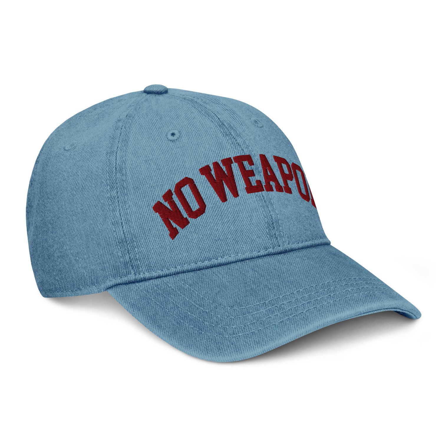 No Weapon Shall Prosper Denim Hat