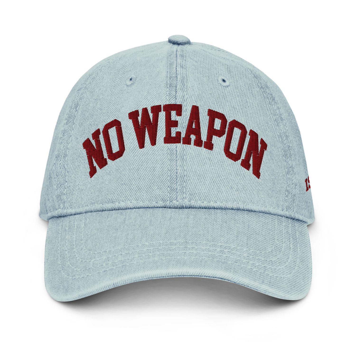 No Weapon Shall Prosper Denim Hat