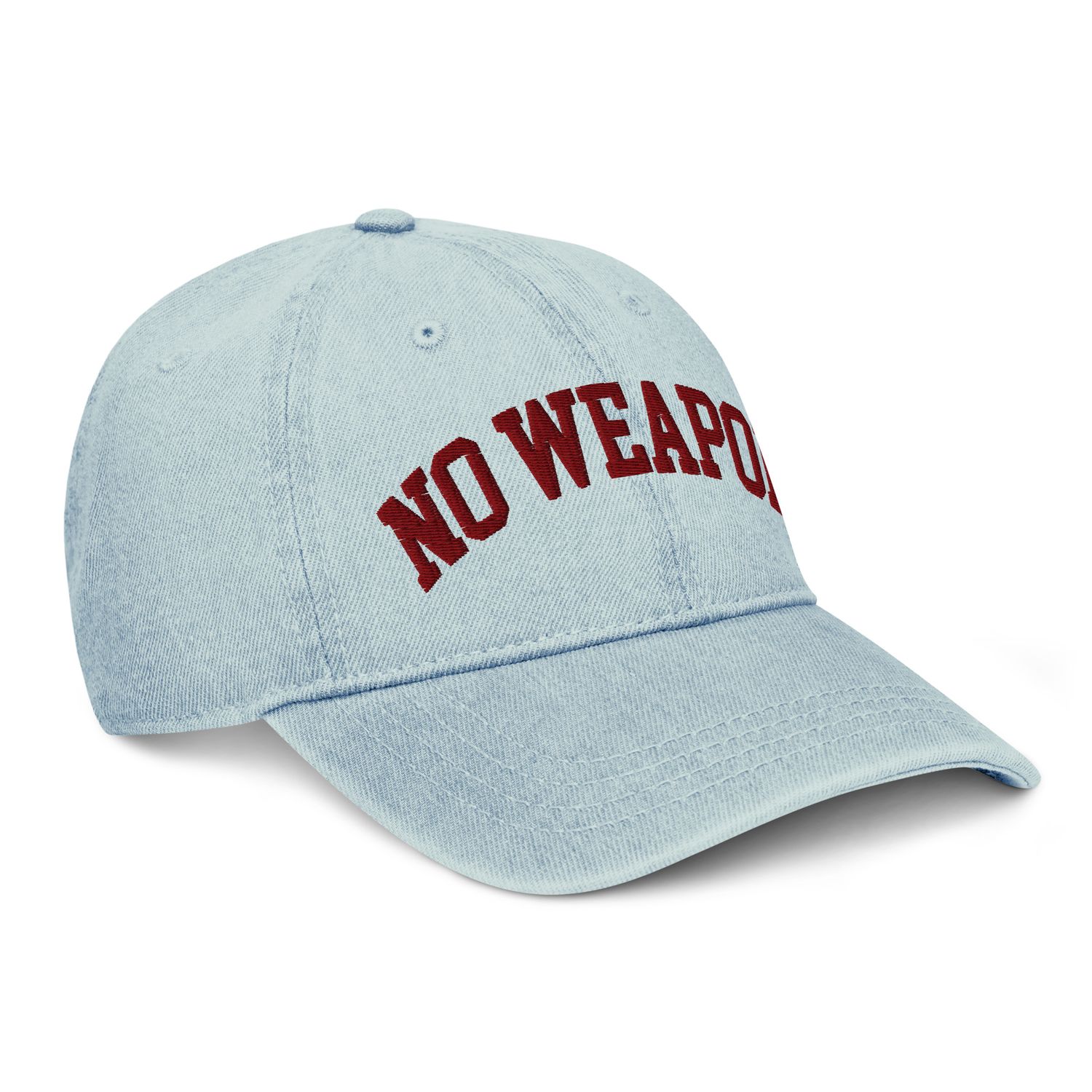No Weapon Shall Prosper Denim Hat