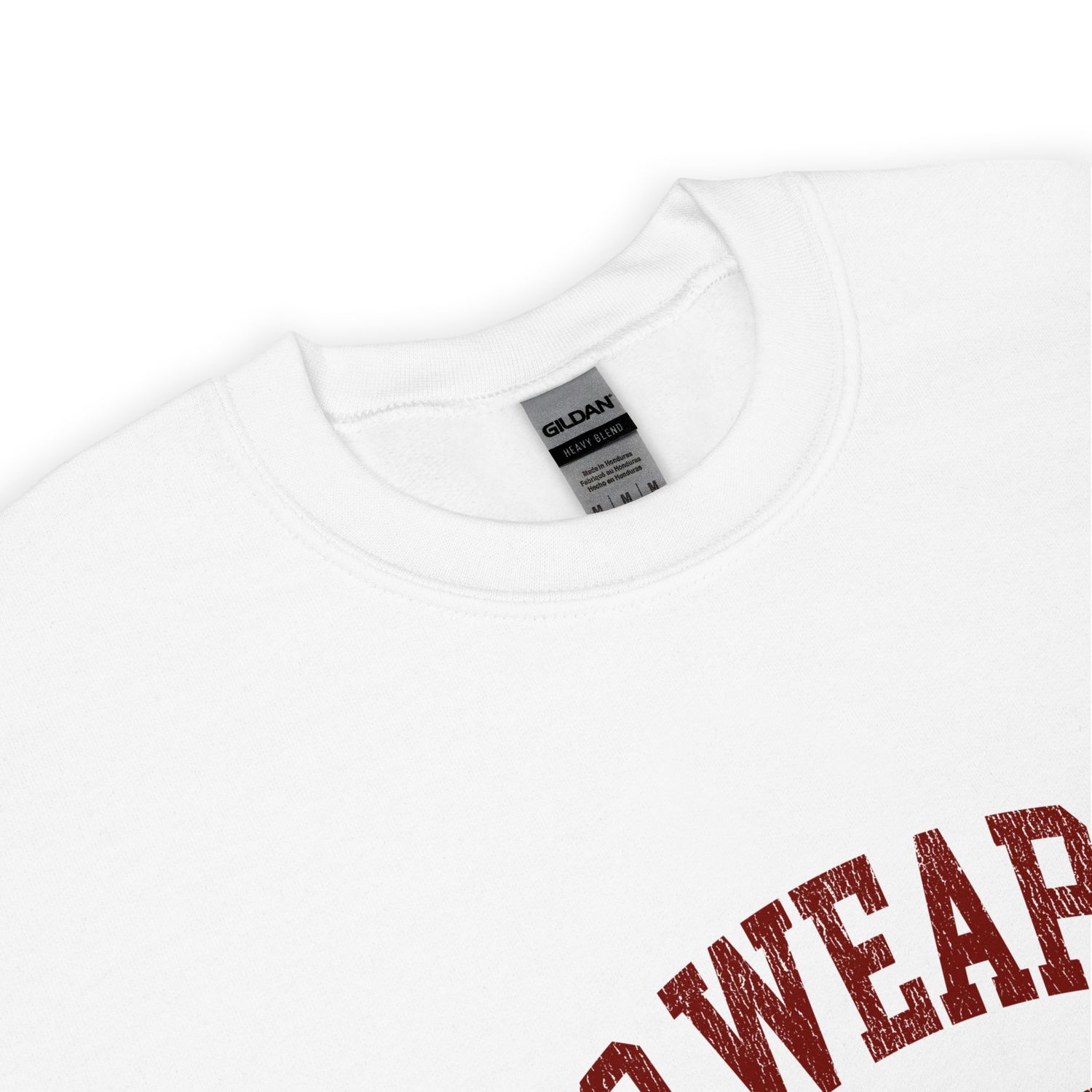 No Weapon Shall Prosper Unisex Sweatshirt (Red Font)