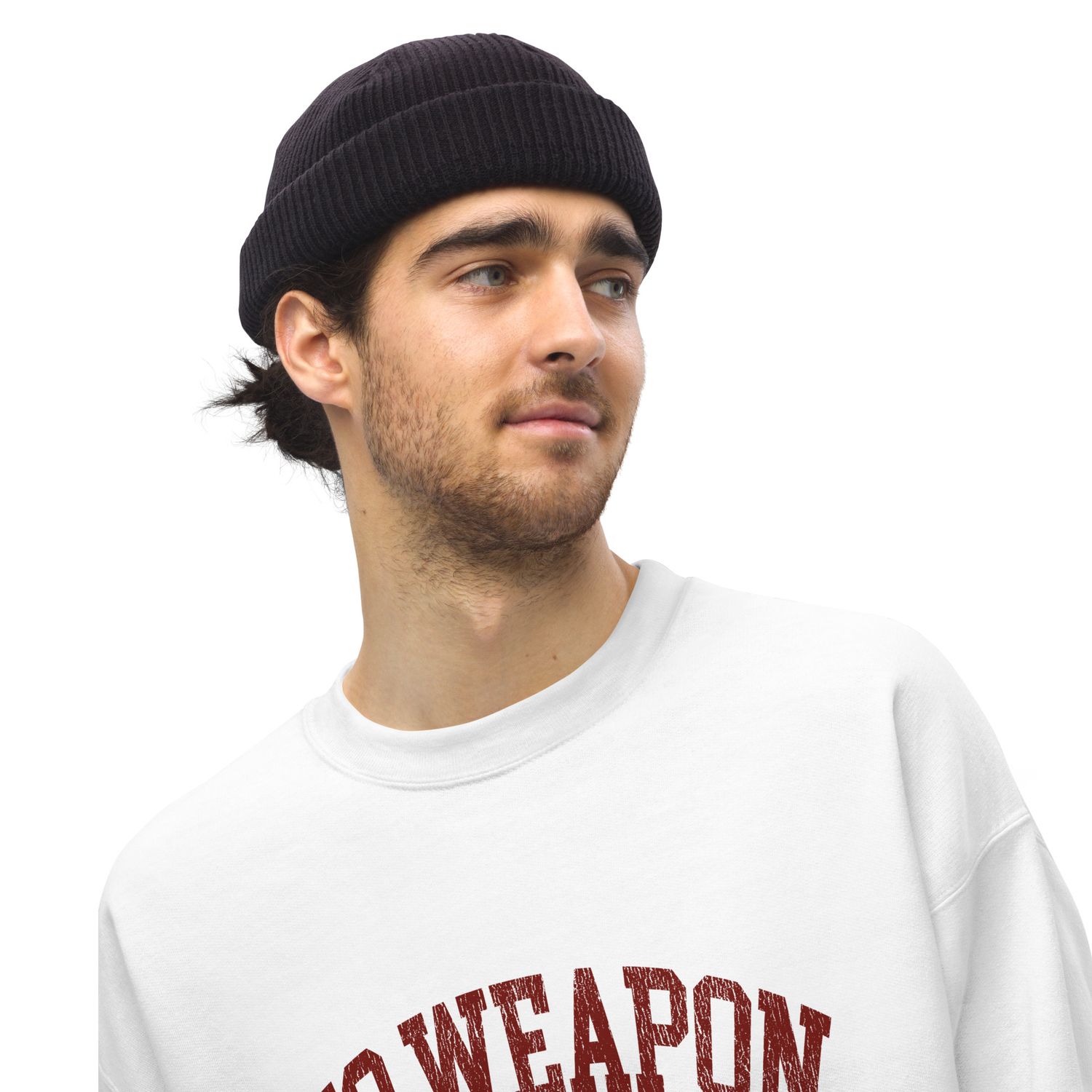 No Weapon Shall Prosper Unisex Sweatshirt (Red Font)