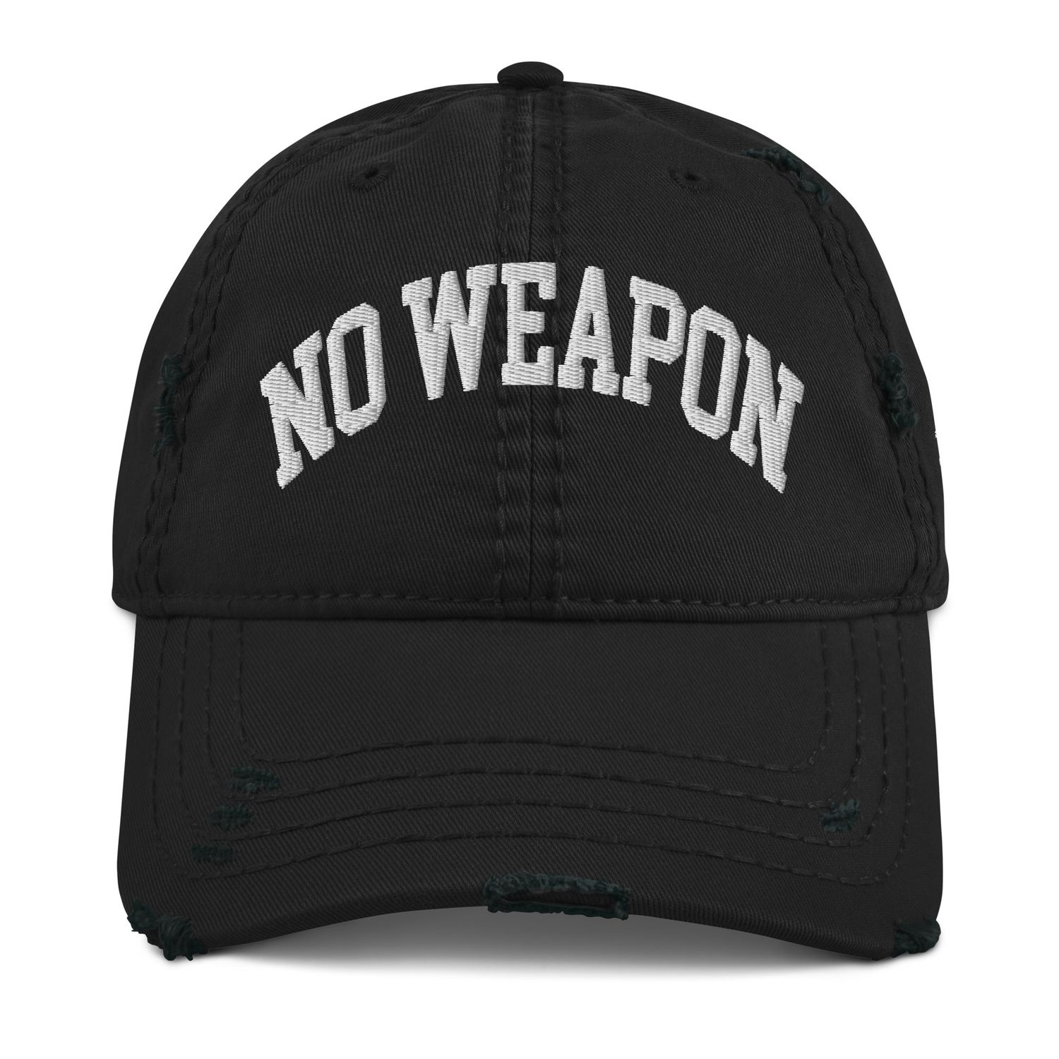 No Weapon Shall Prosper Distressed Dad Hat