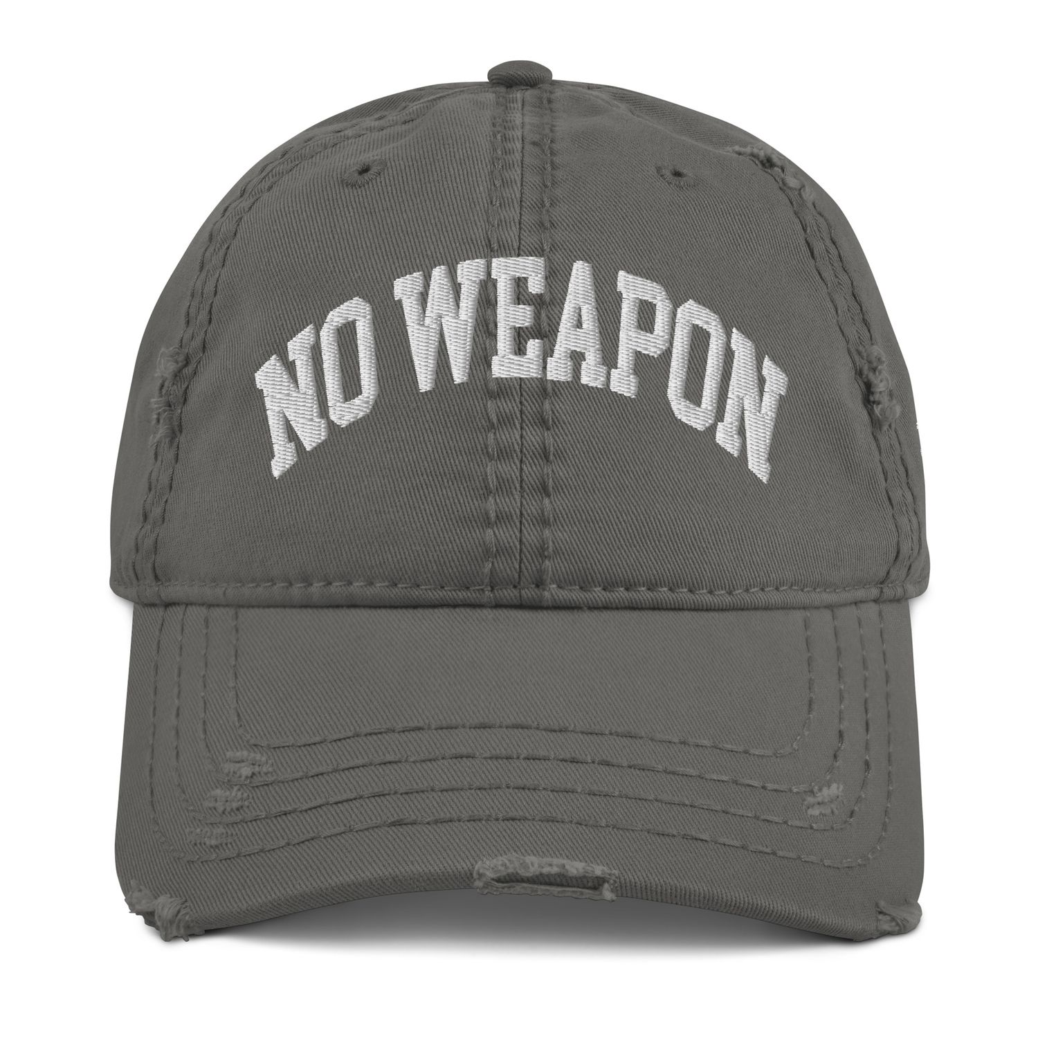No Weapon Shall Prosper Distressed Dad Hat