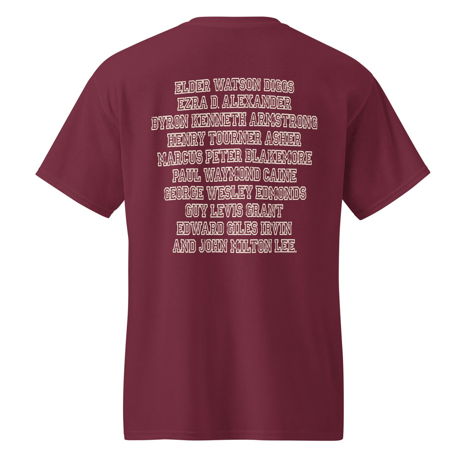 Ten Men Toiled And Strove Krimson DryBlend® T-Shirt