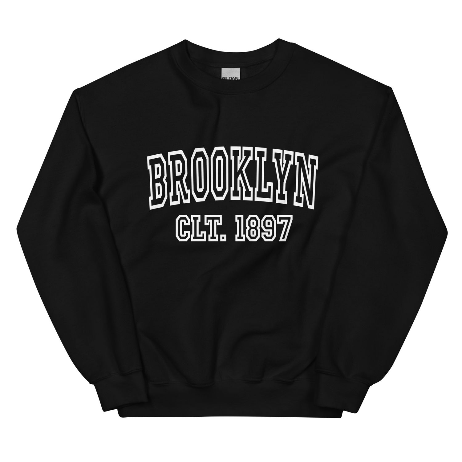 Brooklyn CLT 1897 (White Font) Unisex Sweatshirt
