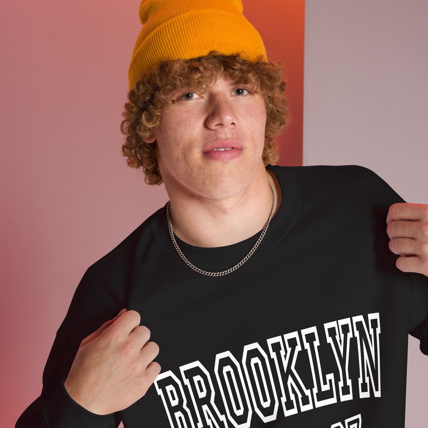 Brooklyn CLT 1897 (White Font) Unisex Sweatshirt