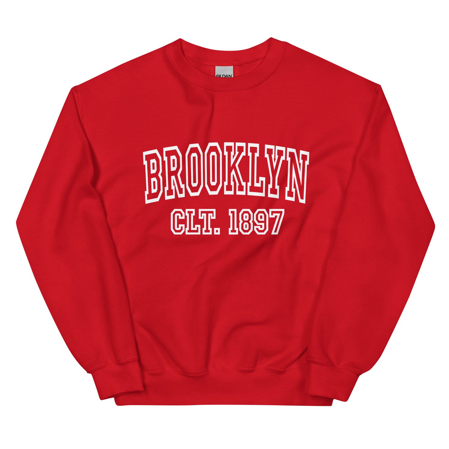 Brooklyn CLT 1897 (White Font) Unisex Sweatshirt