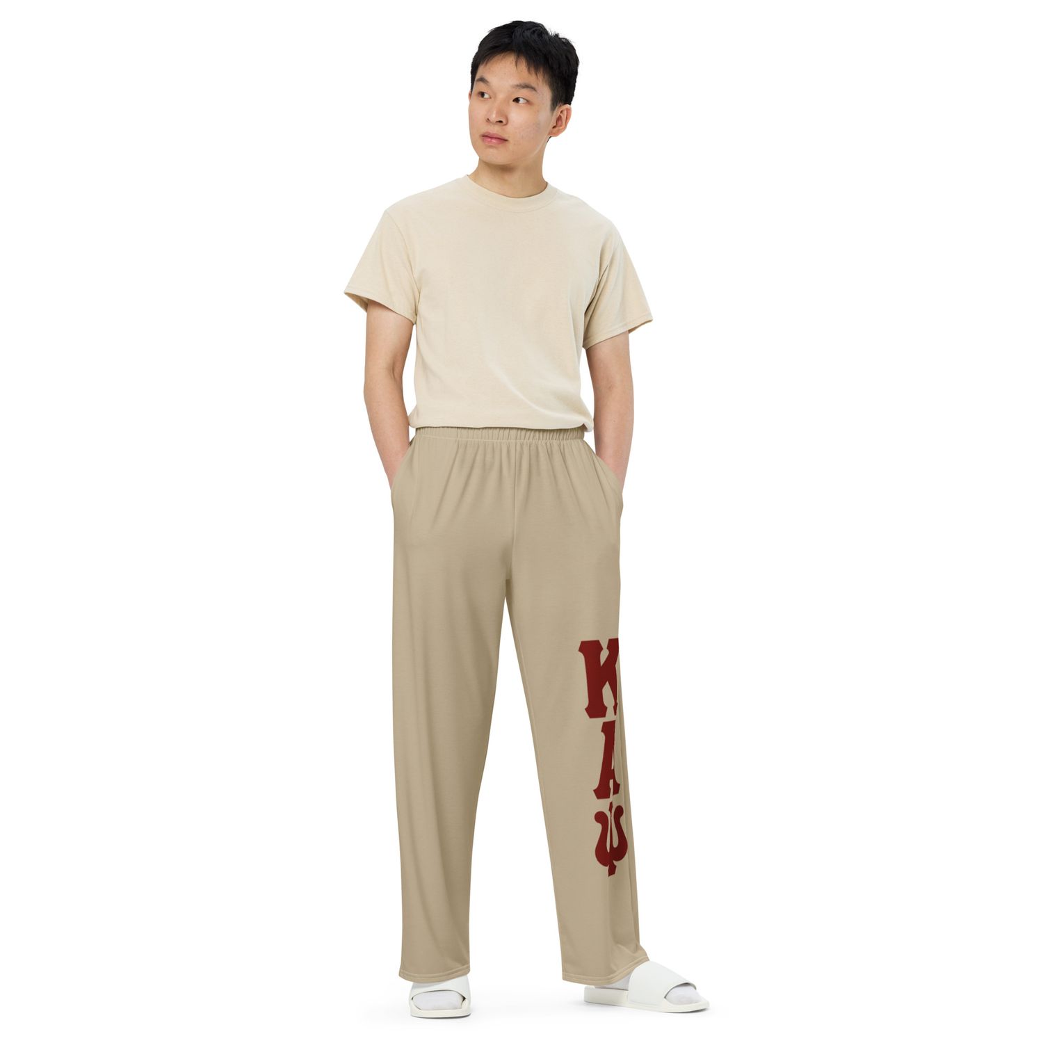 KAPsi Kream Wide-Leg Pants