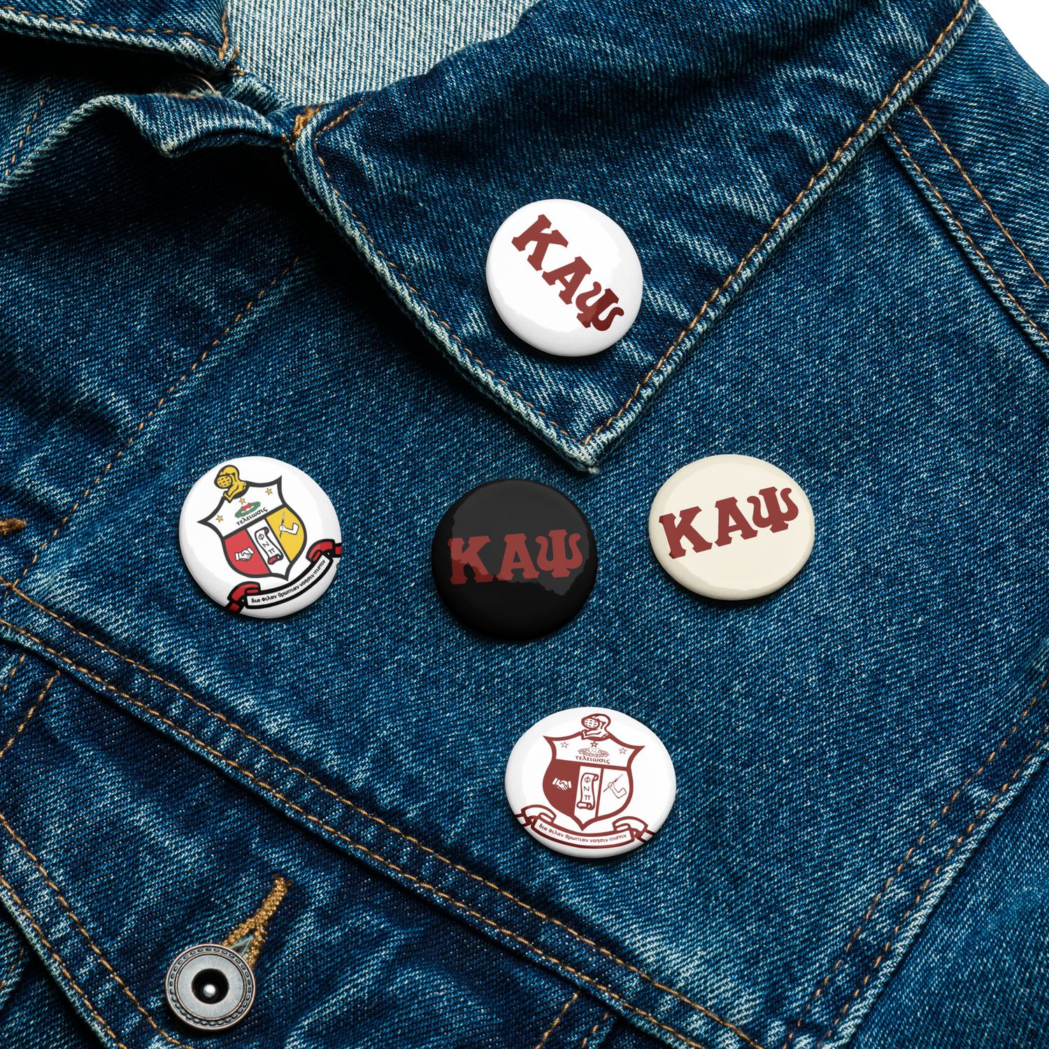 Kappa Series no.2 Pin Buttons