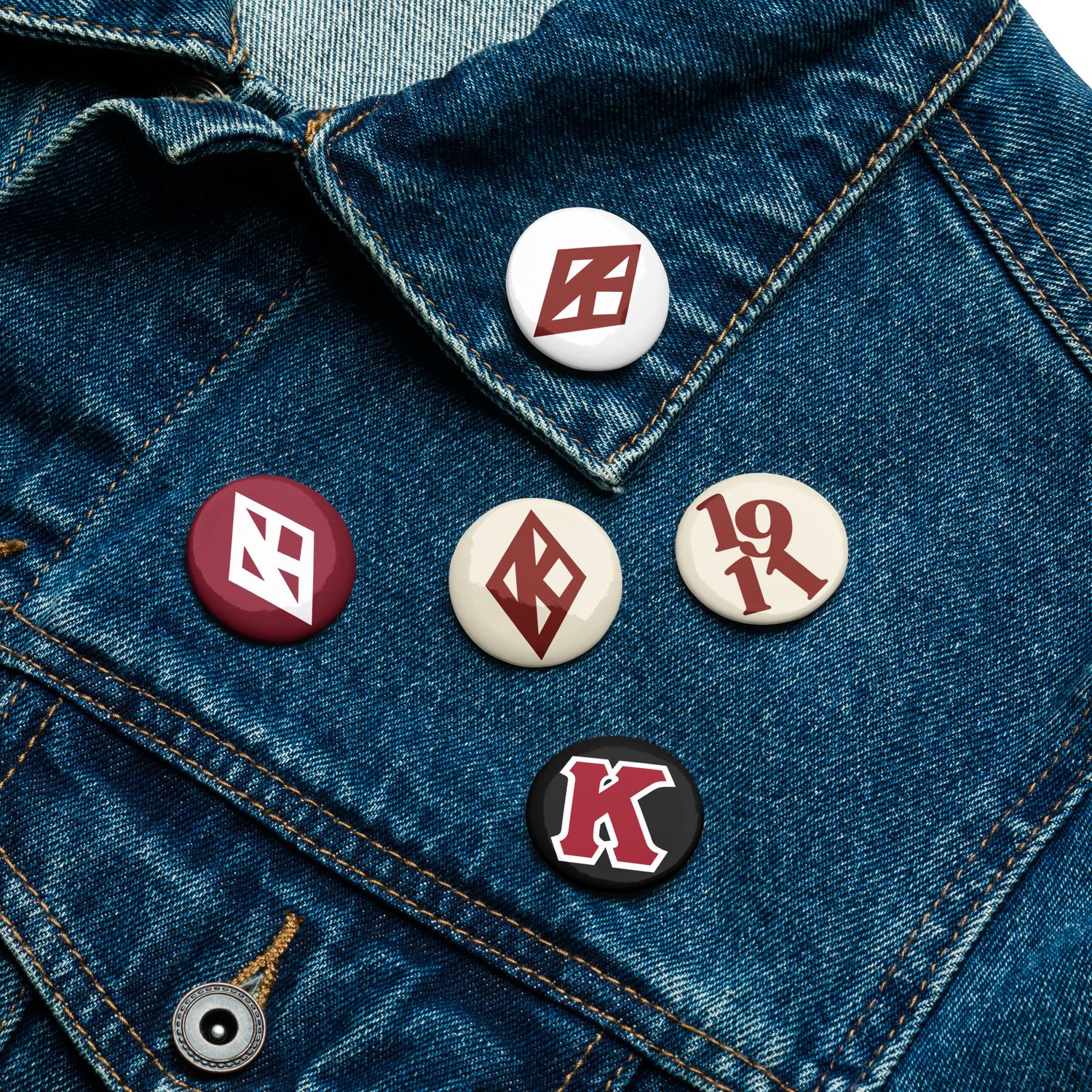 Kappa Series no.1 Pin Buttons