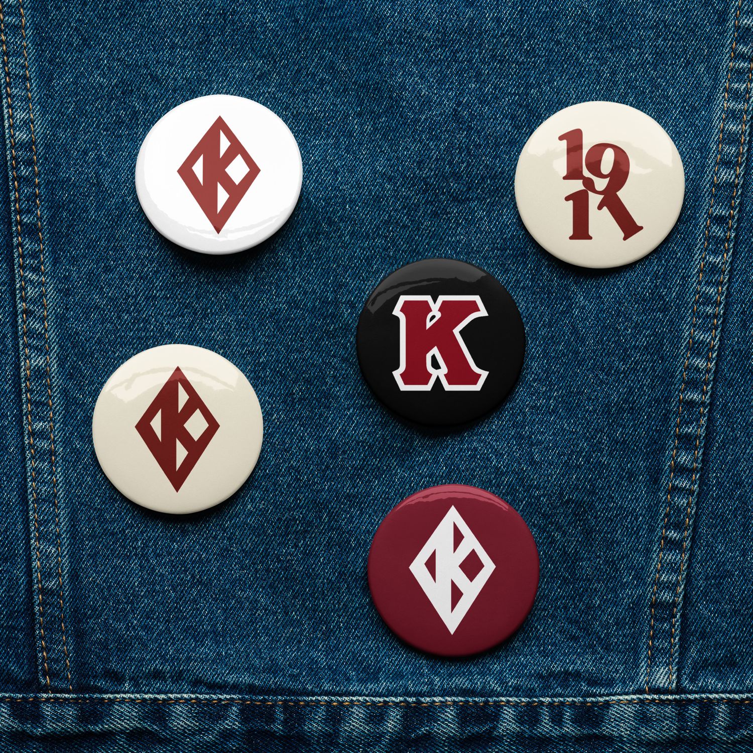 Kappa Series no.1 Pin Buttons