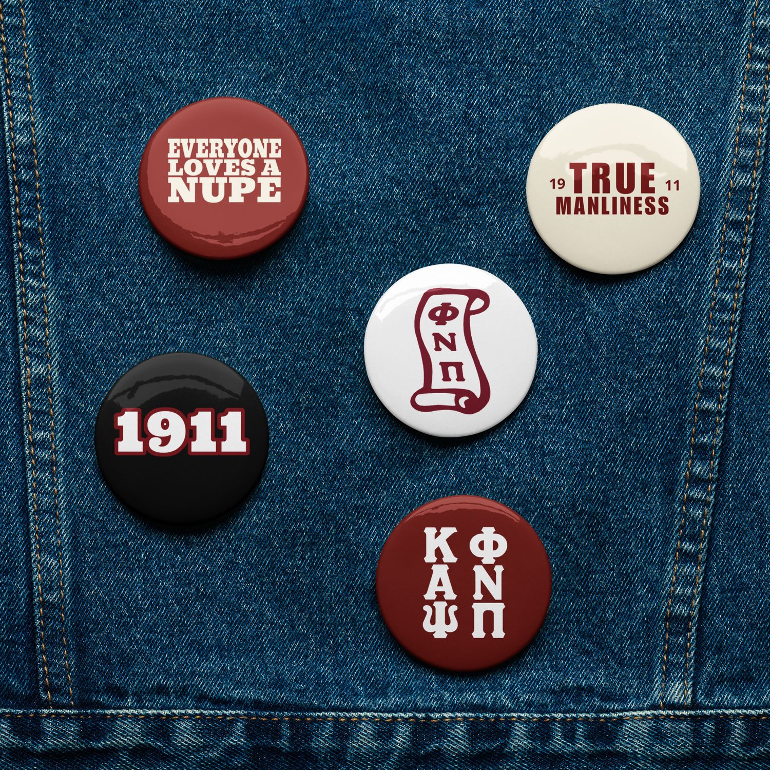 Kappa Series no.4 Pin Buttons