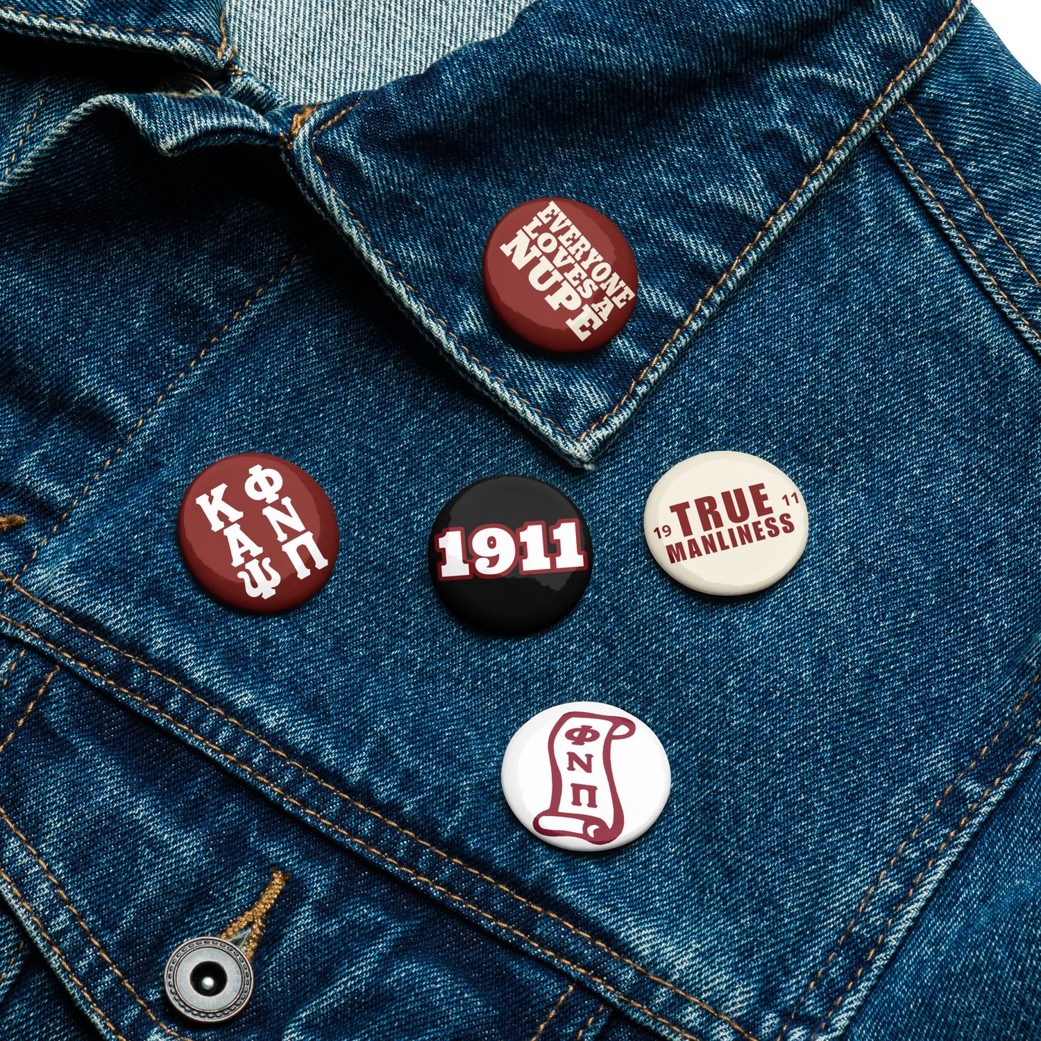 Kappa Series no.4 Pin Buttons