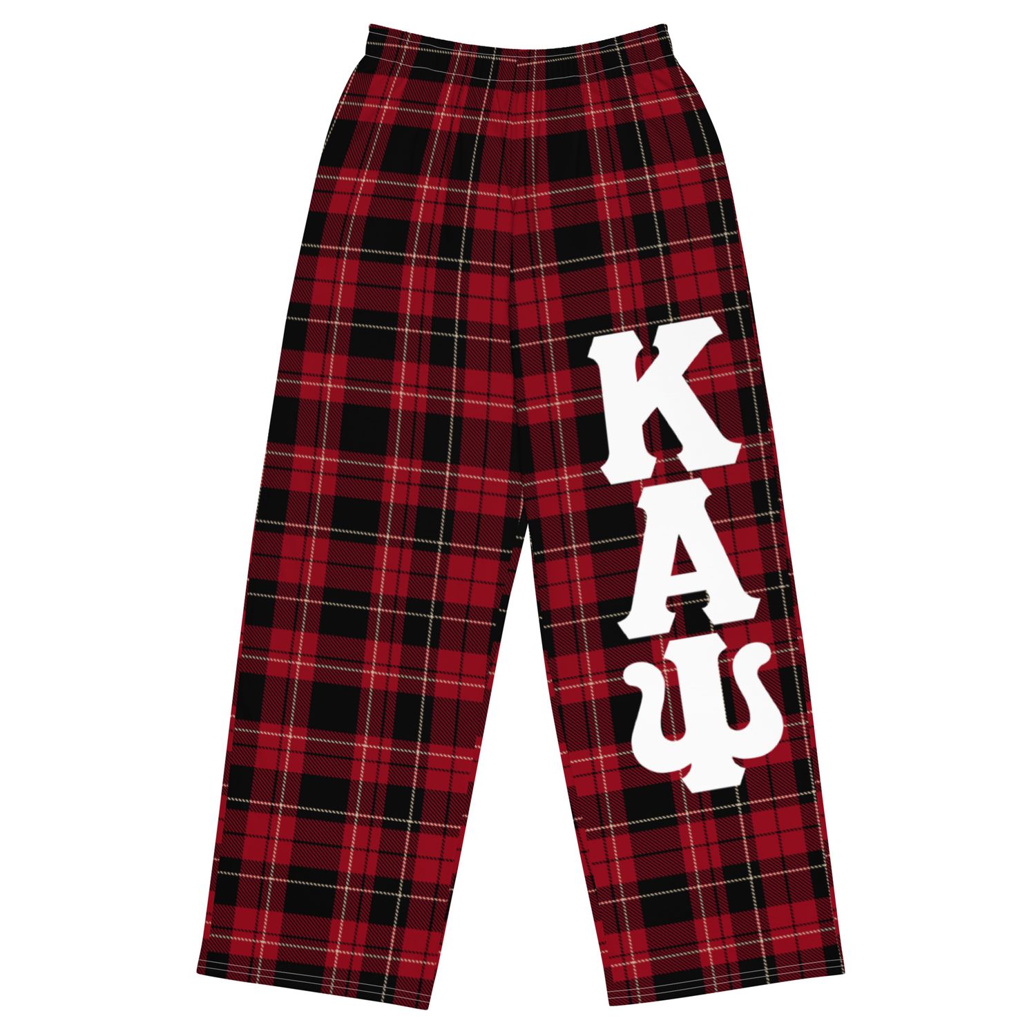KAPsi Plaid wide-leg pants