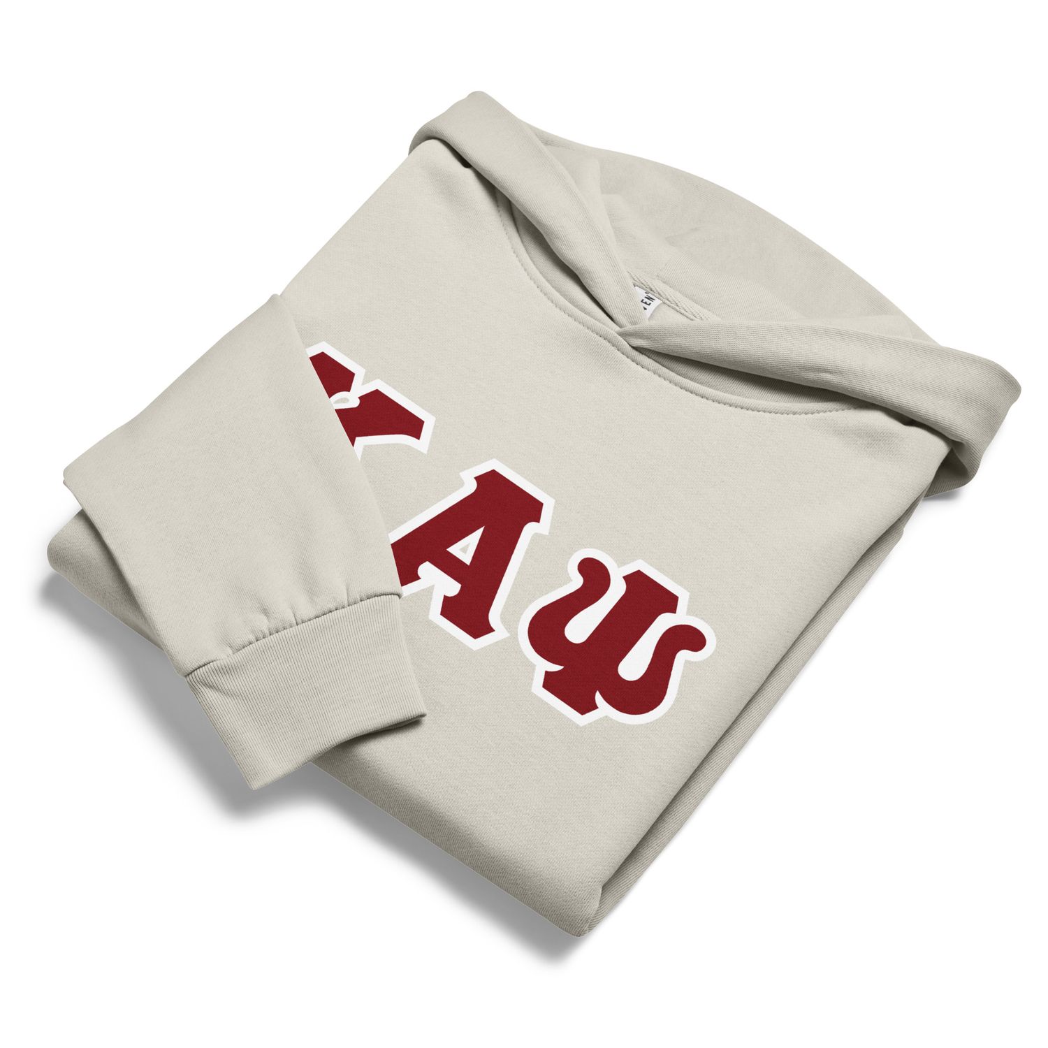 KAPsi w/ White Trim Urban garment-dyed hoodie