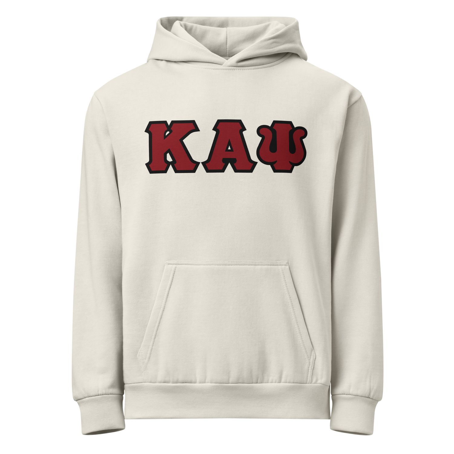 KAPsi w/ Black Trim Urban garment-dyed hoodie