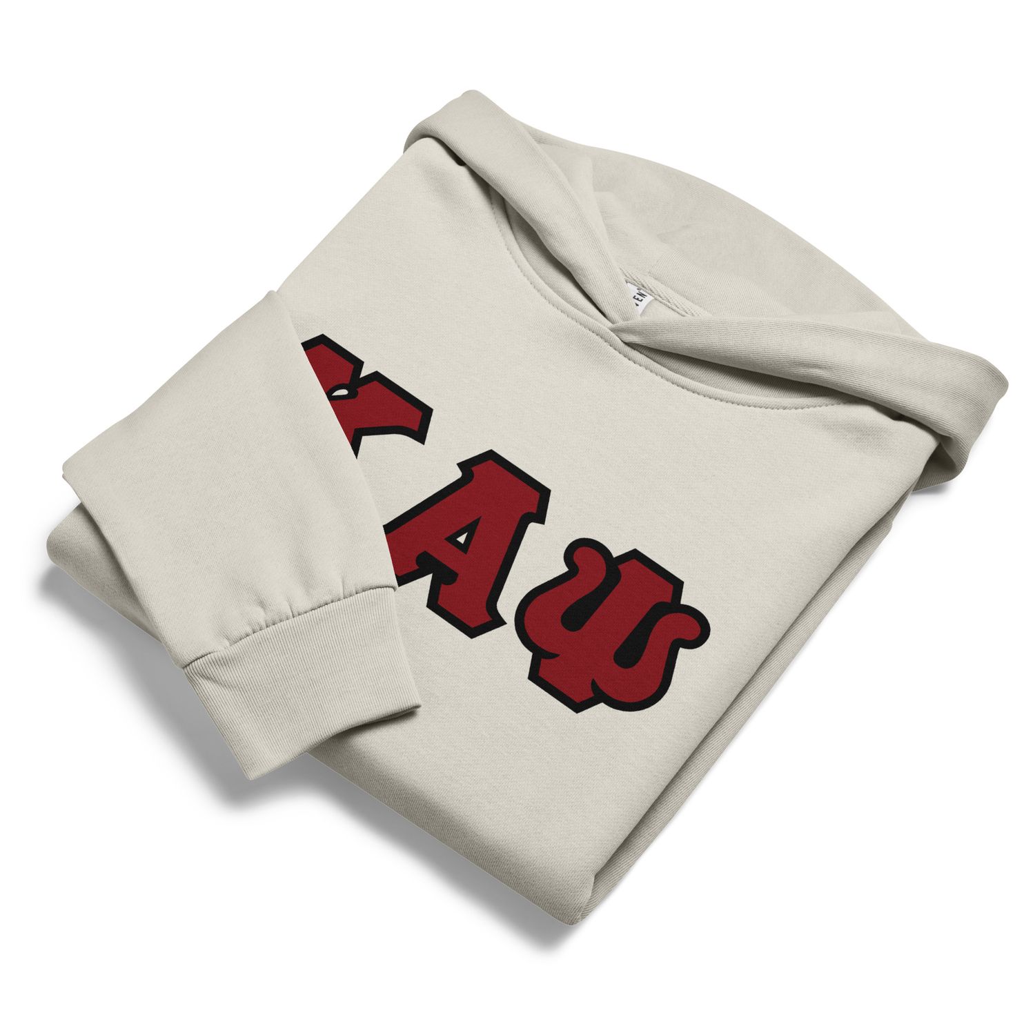 KAPsi w/ Black Trim Urban garment-dyed hoodie