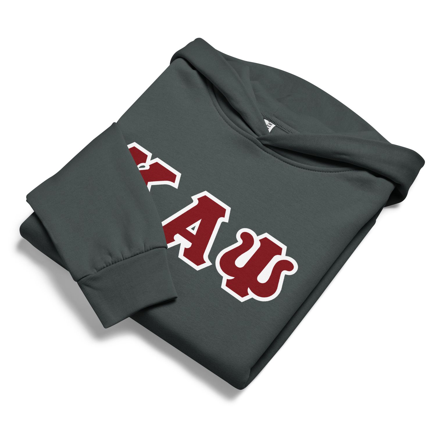 KAPsi w/ White Trim Urban garment-dyed hoodie