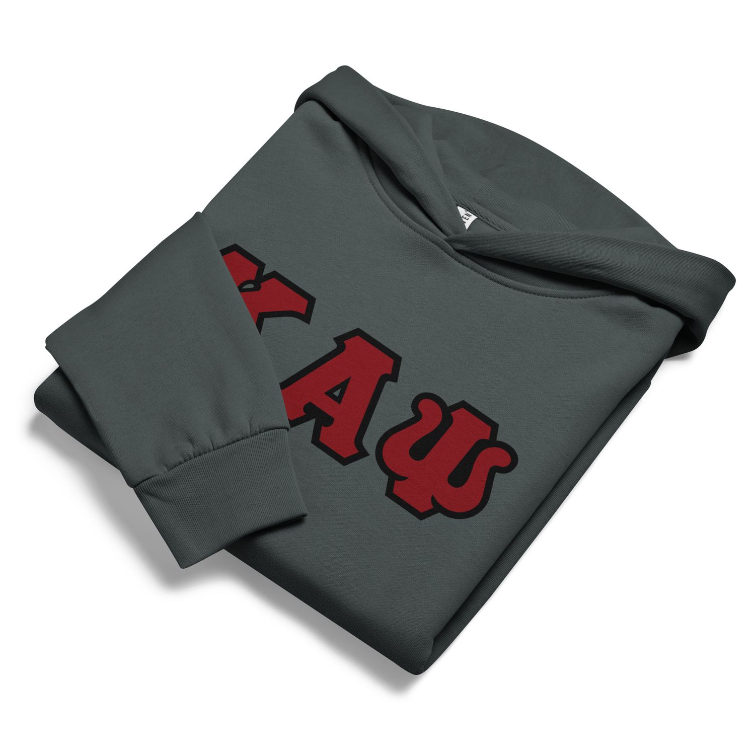 KAPsi w/ Black Trim Urban garment-dyed hoodie
