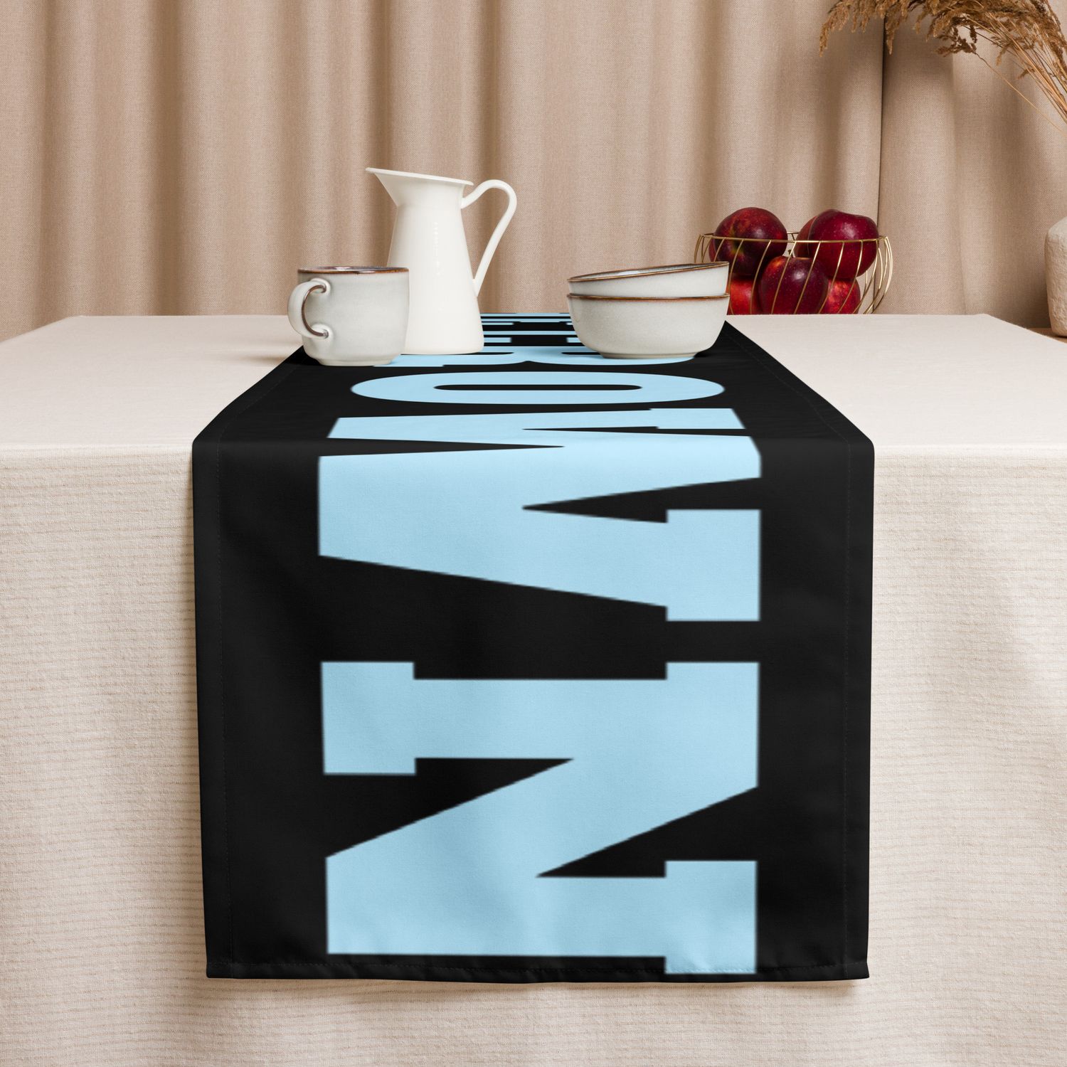 FOR THE CROWN Table runner