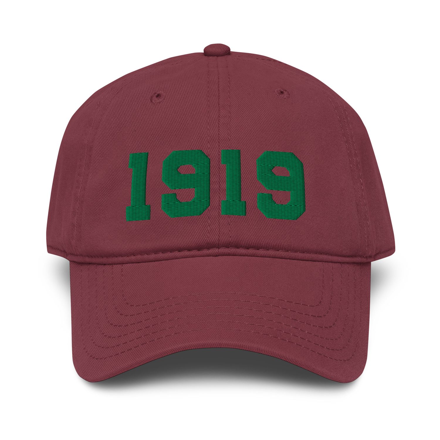 1919 Garment washed baseball cap