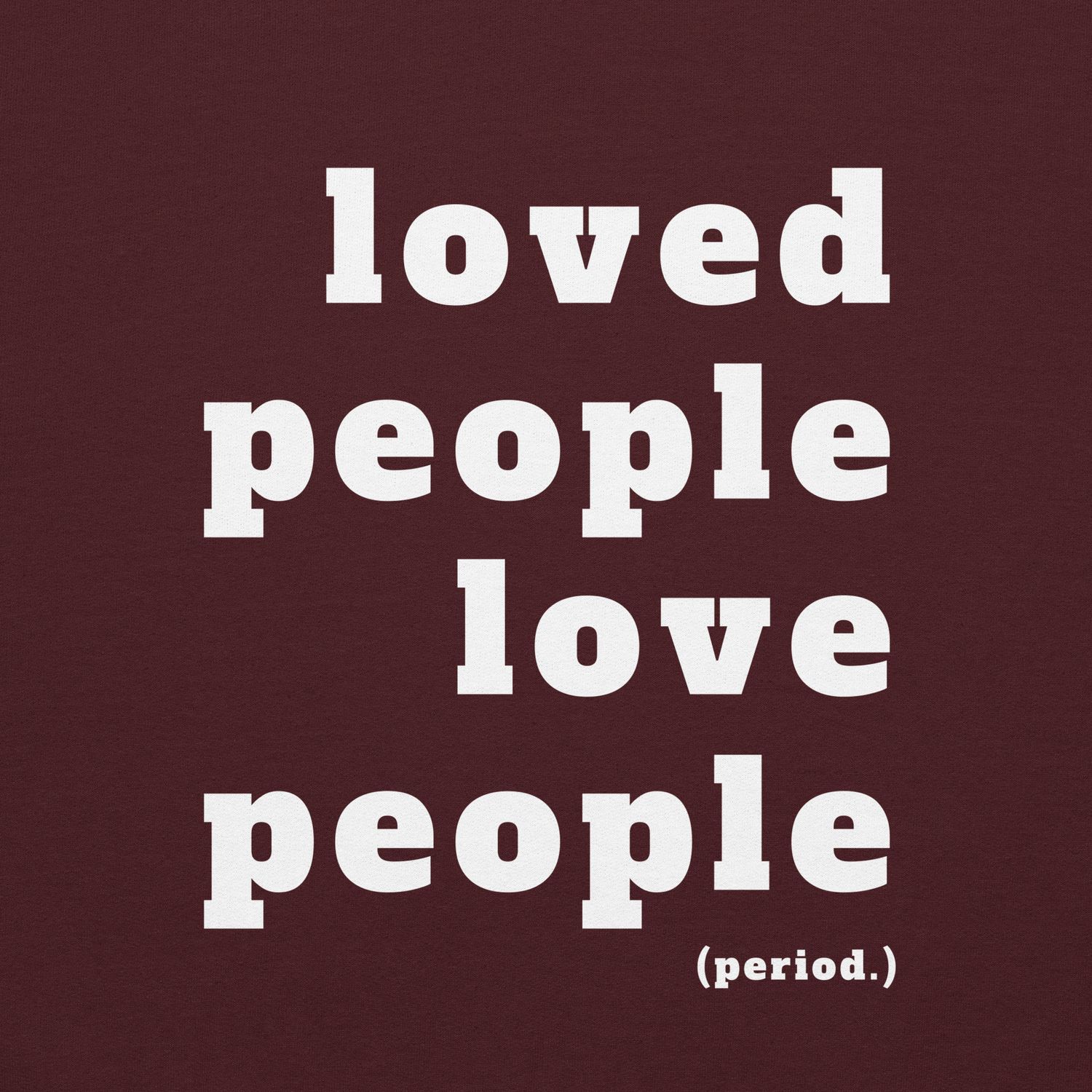 Loved People No.2 Unisex Hoodie