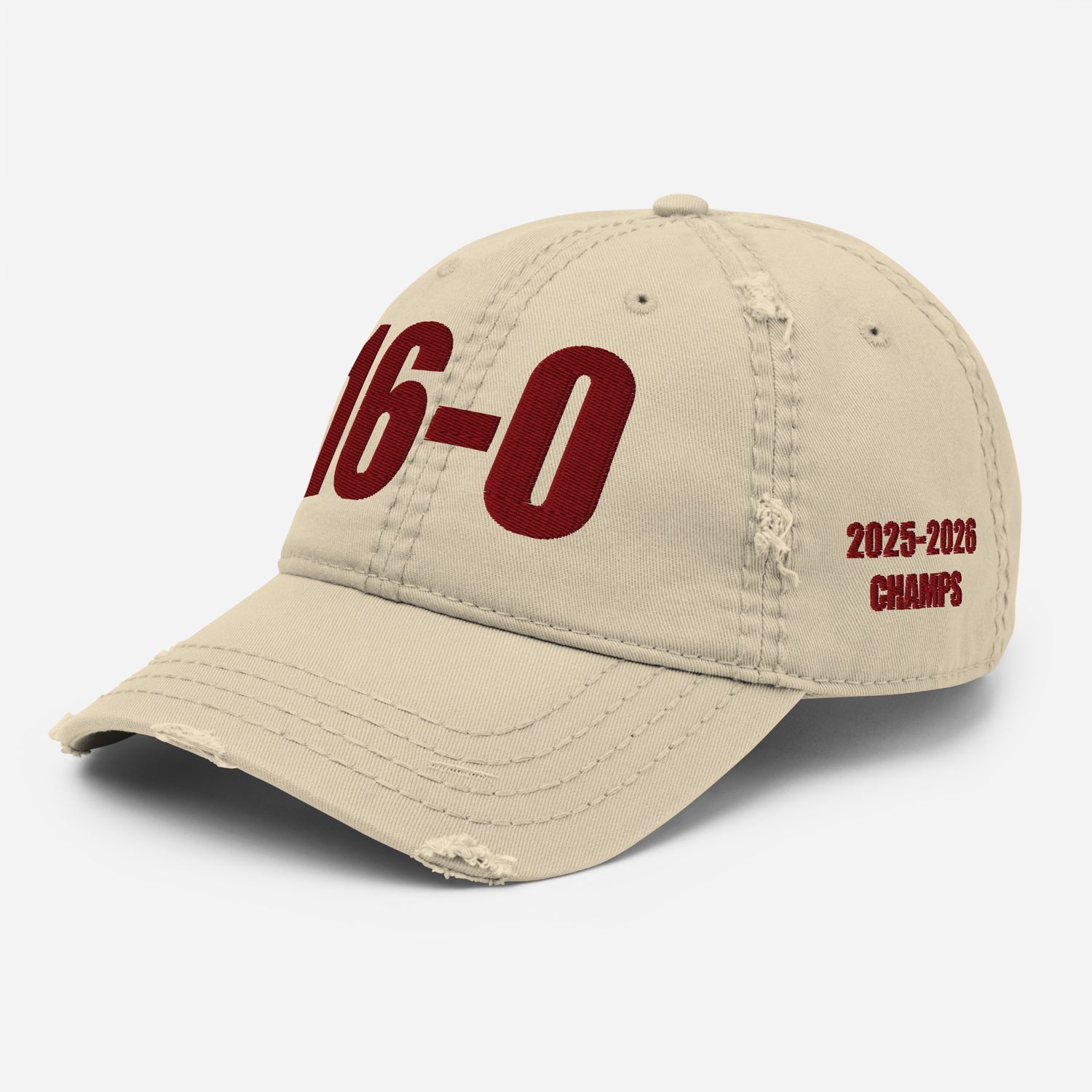 Undefeated Season Distressed Dad Hat