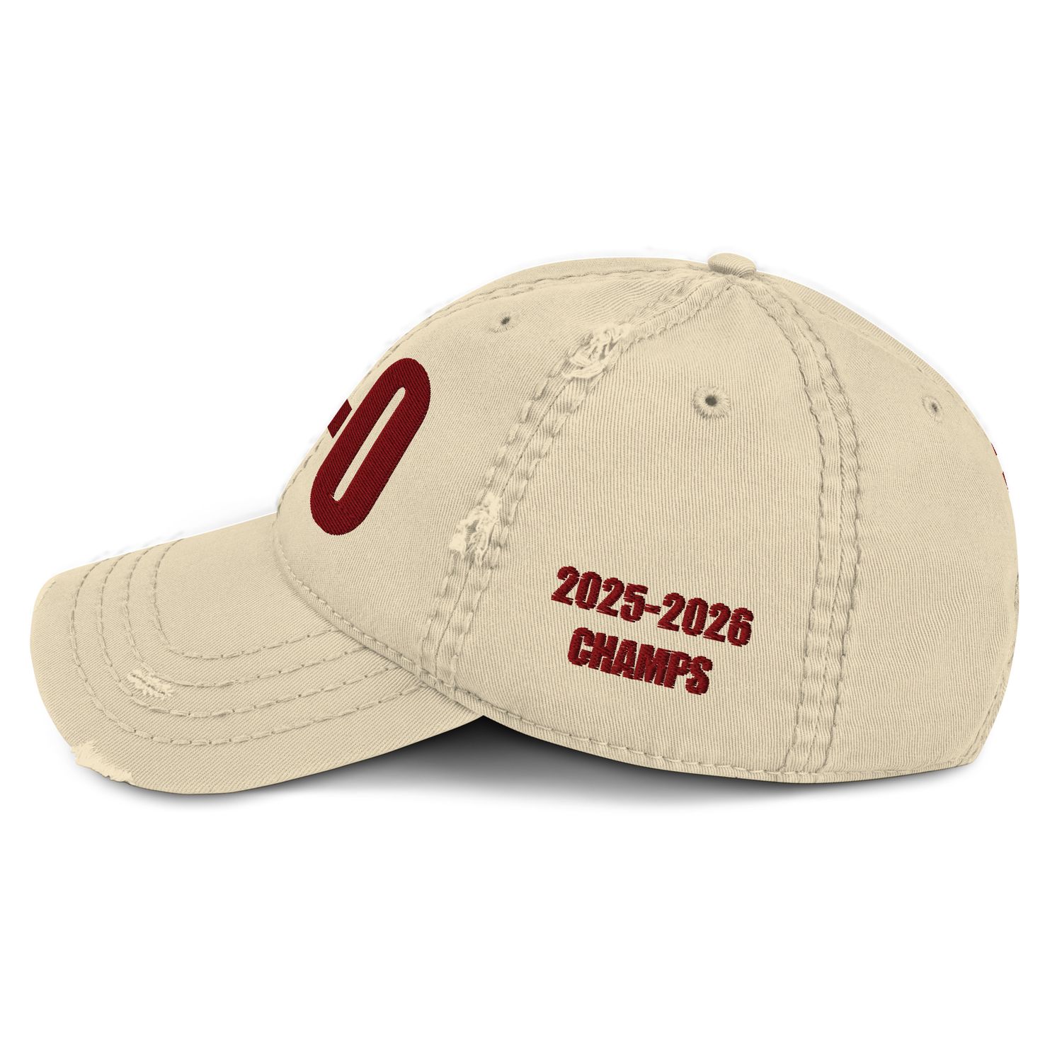 Undefeated Season Distressed Dad Hat