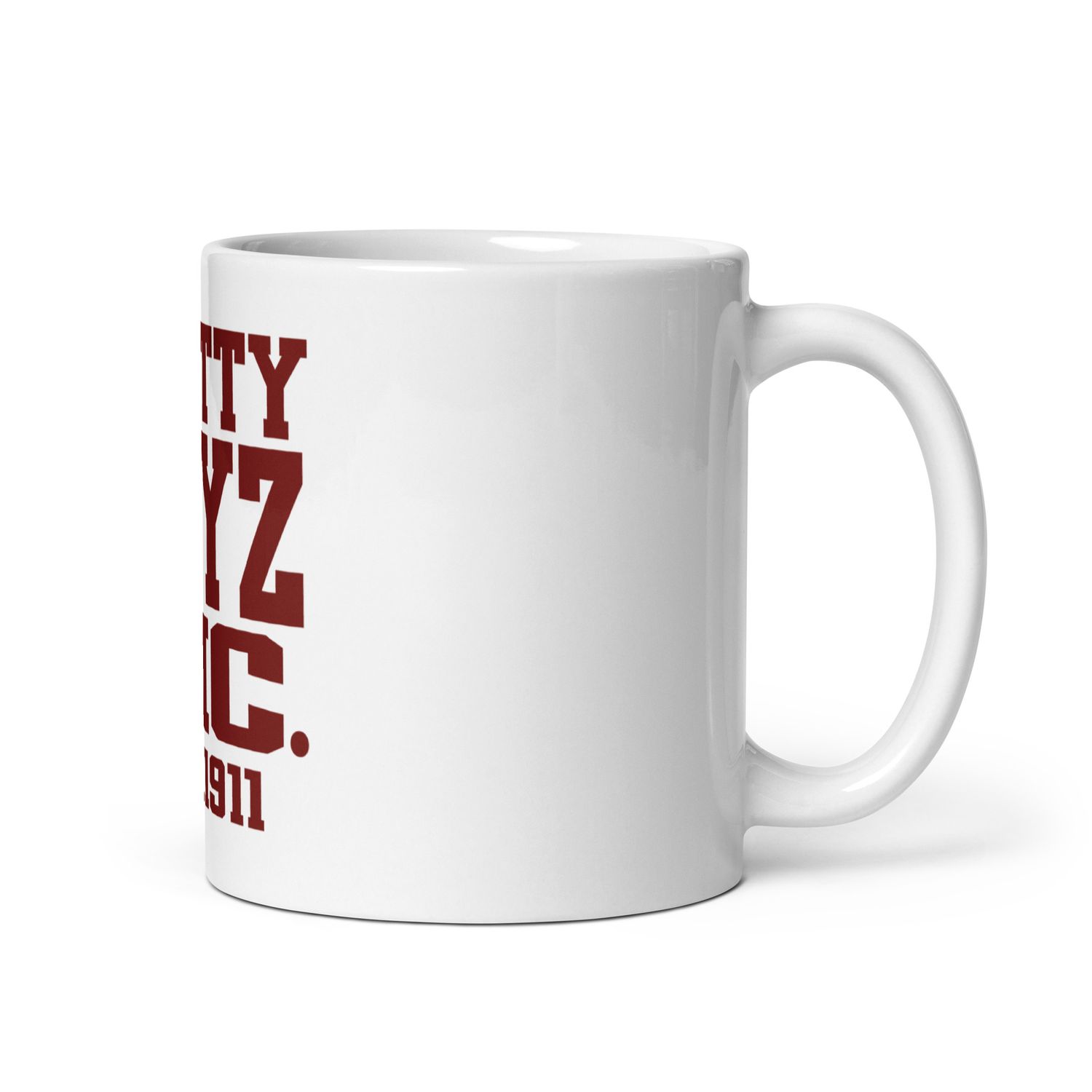 Pretty Boyz Inc. White glossy mug