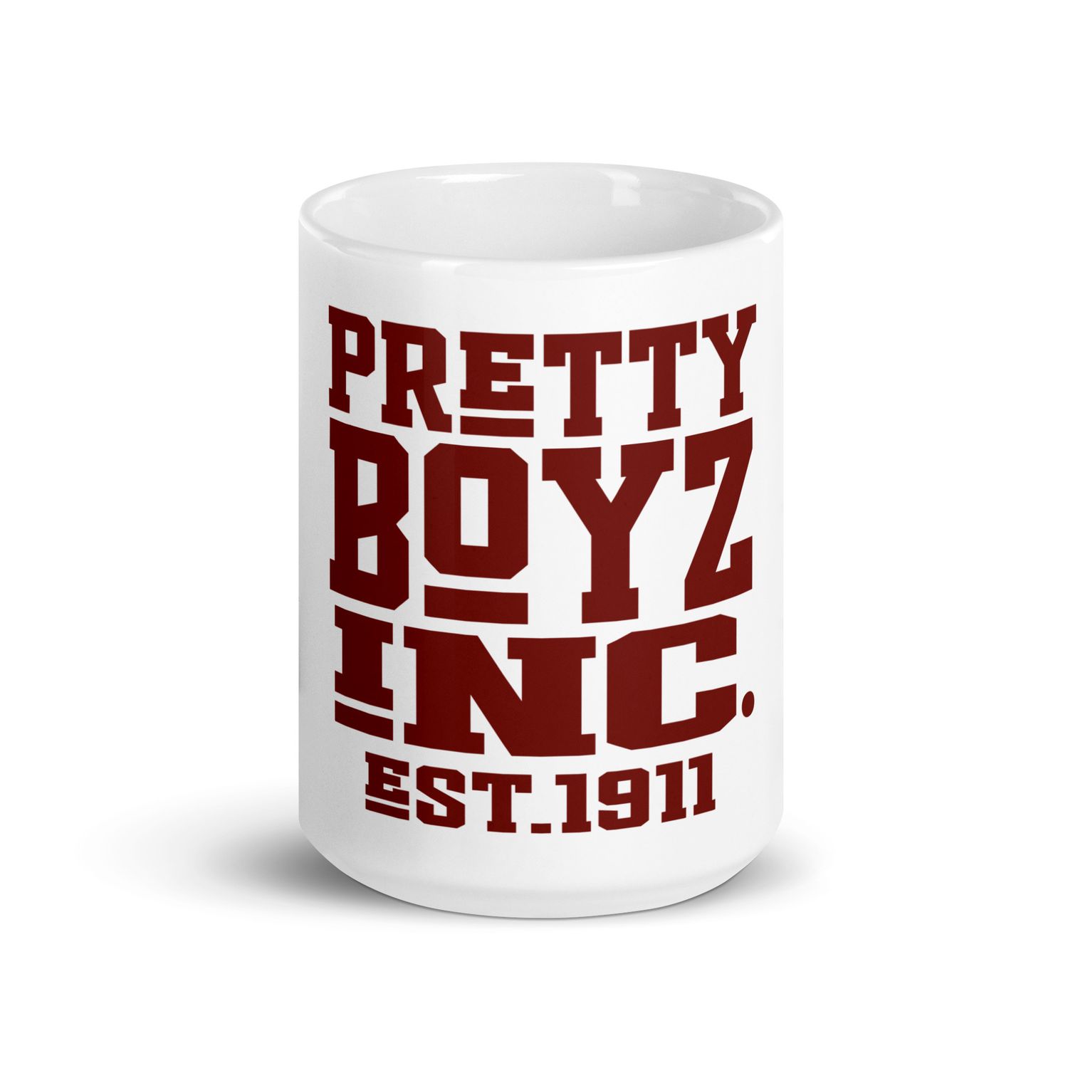 Pretty Boyz Inc. White glossy mug