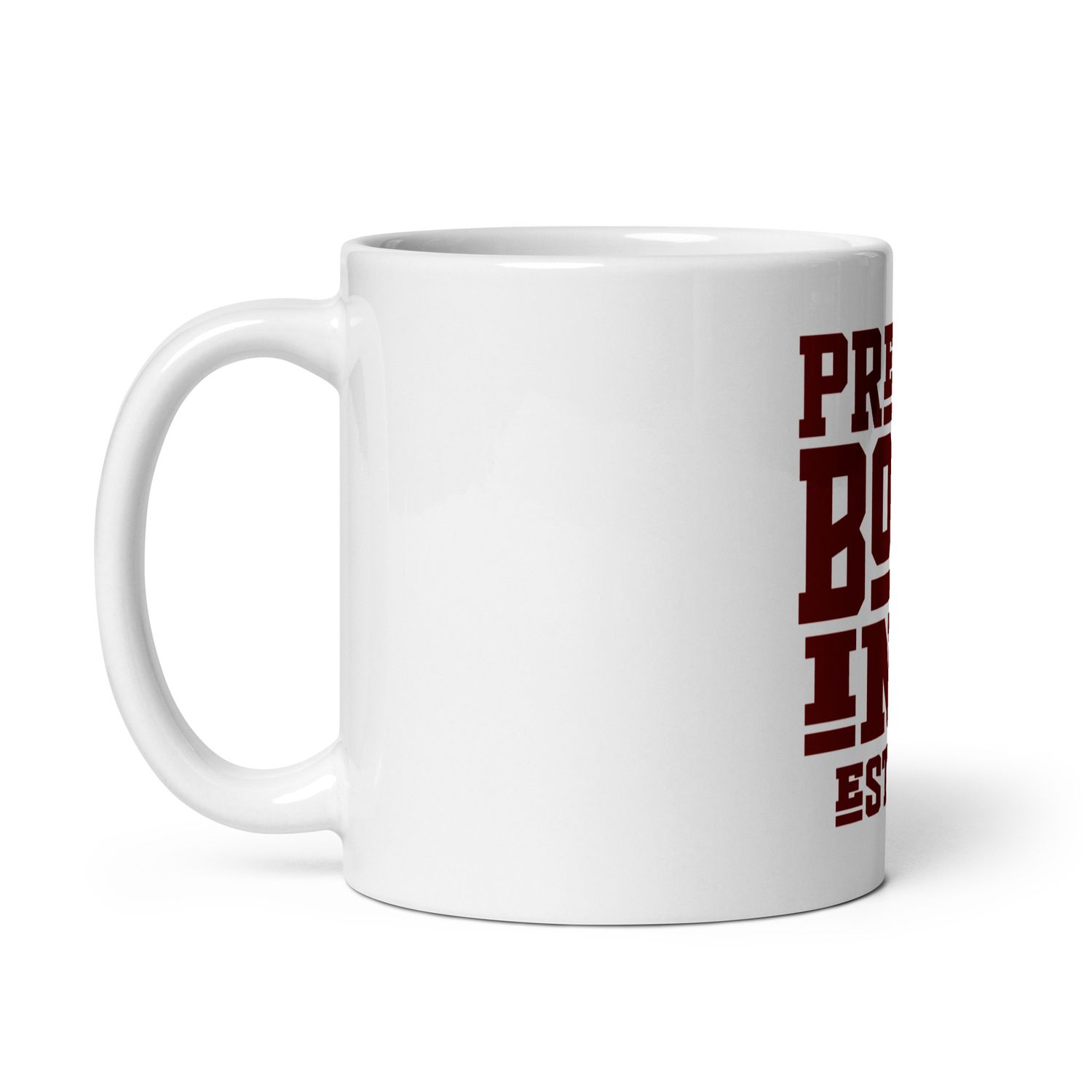 Pretty Boyz Inc. White glossy mug