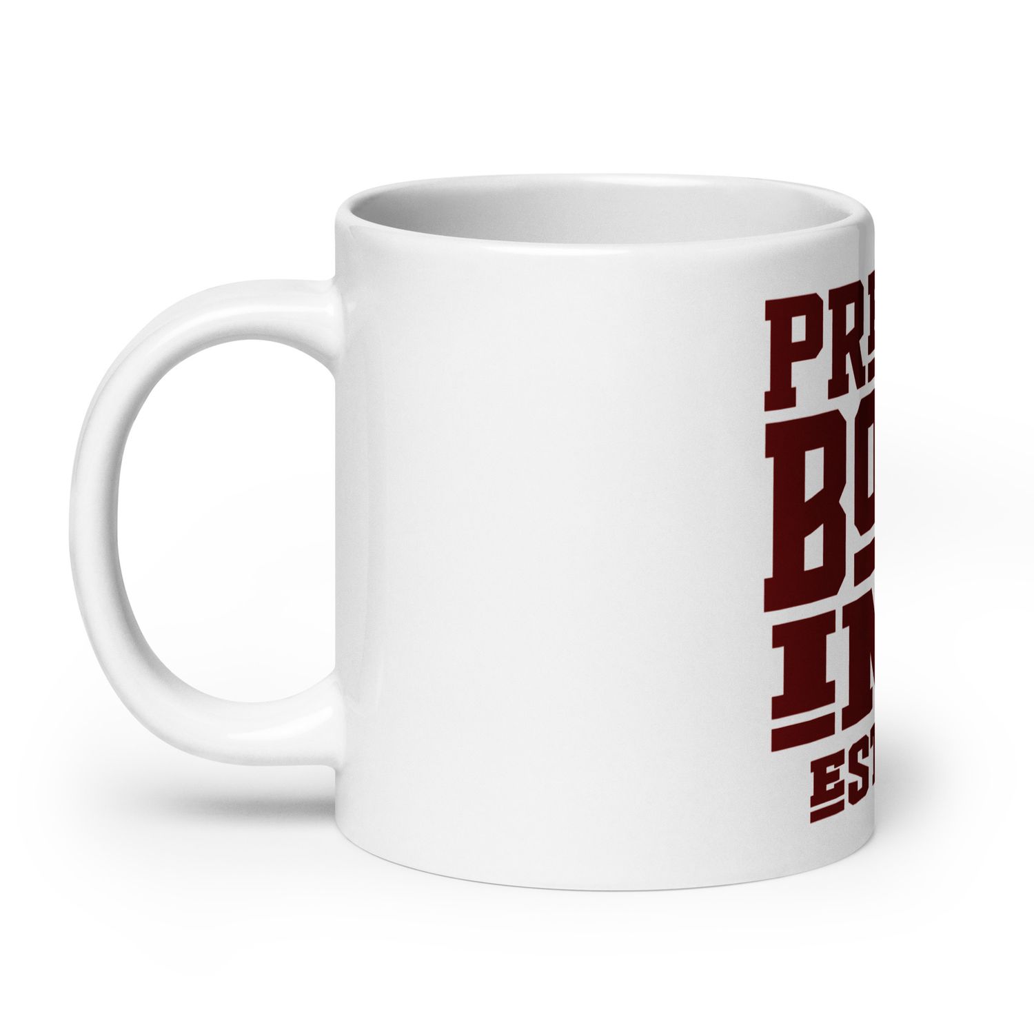 Pretty Boyz Inc. White glossy mug