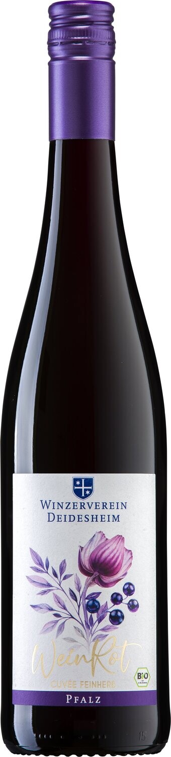 WeinRot Rotwein Cuvée feinherb Bio