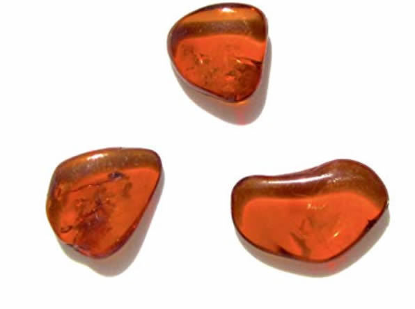 Honey Flat-Style Amber Stones (Raw) ST049