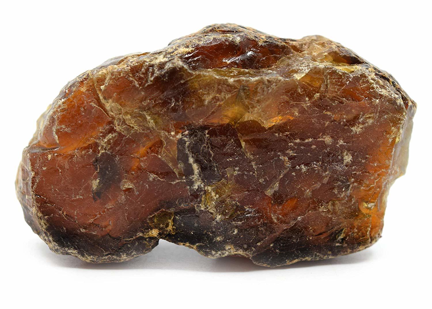 Natural Black Amber Stone (Raw) ST081