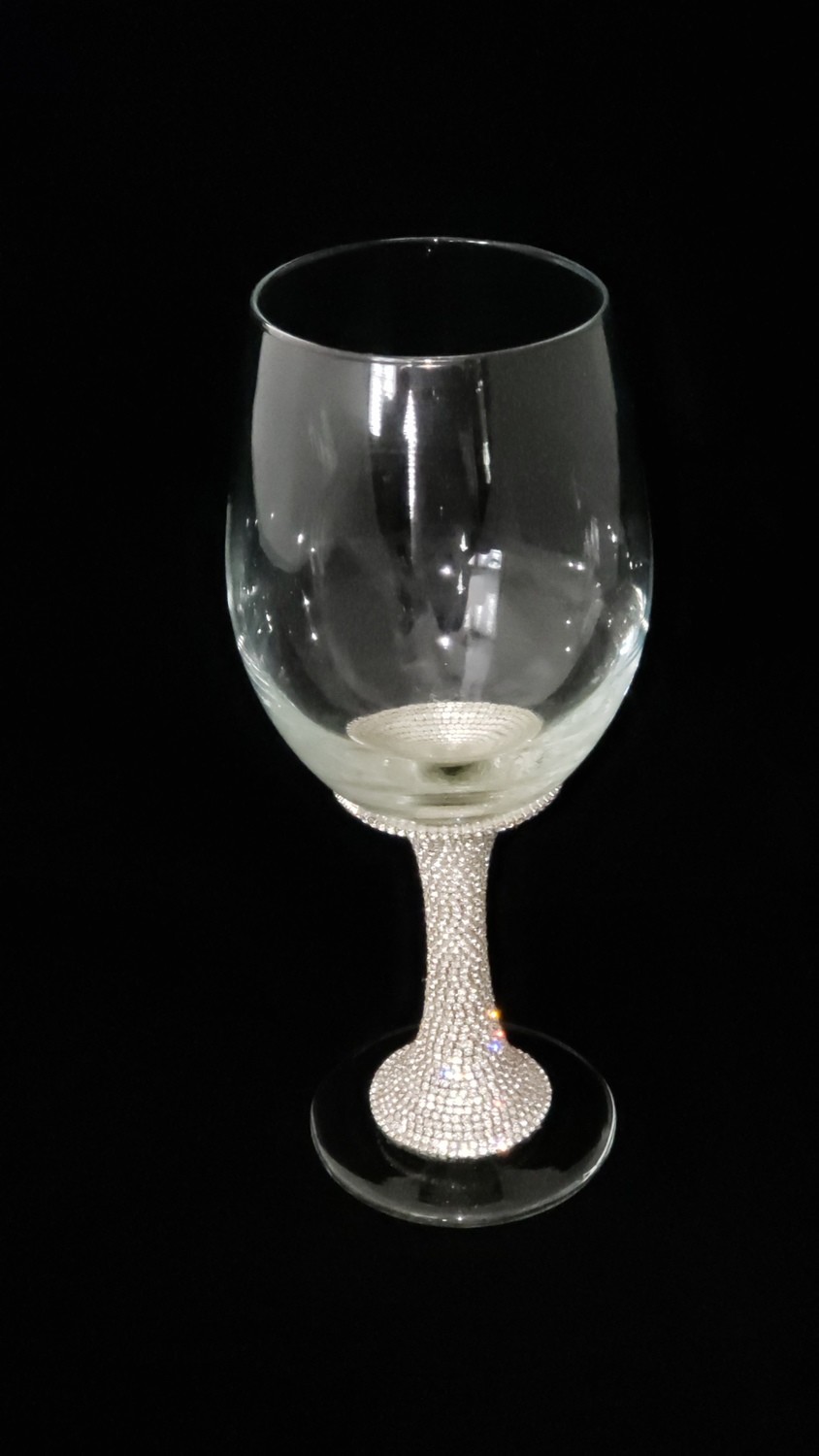 Crystal Embellished Wine Glass