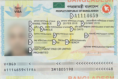 Visa Bangladesh TOURISME