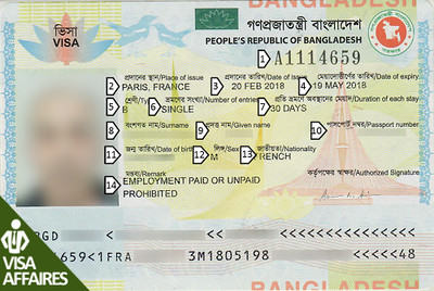 Visa Bangladesh AFFAIRES